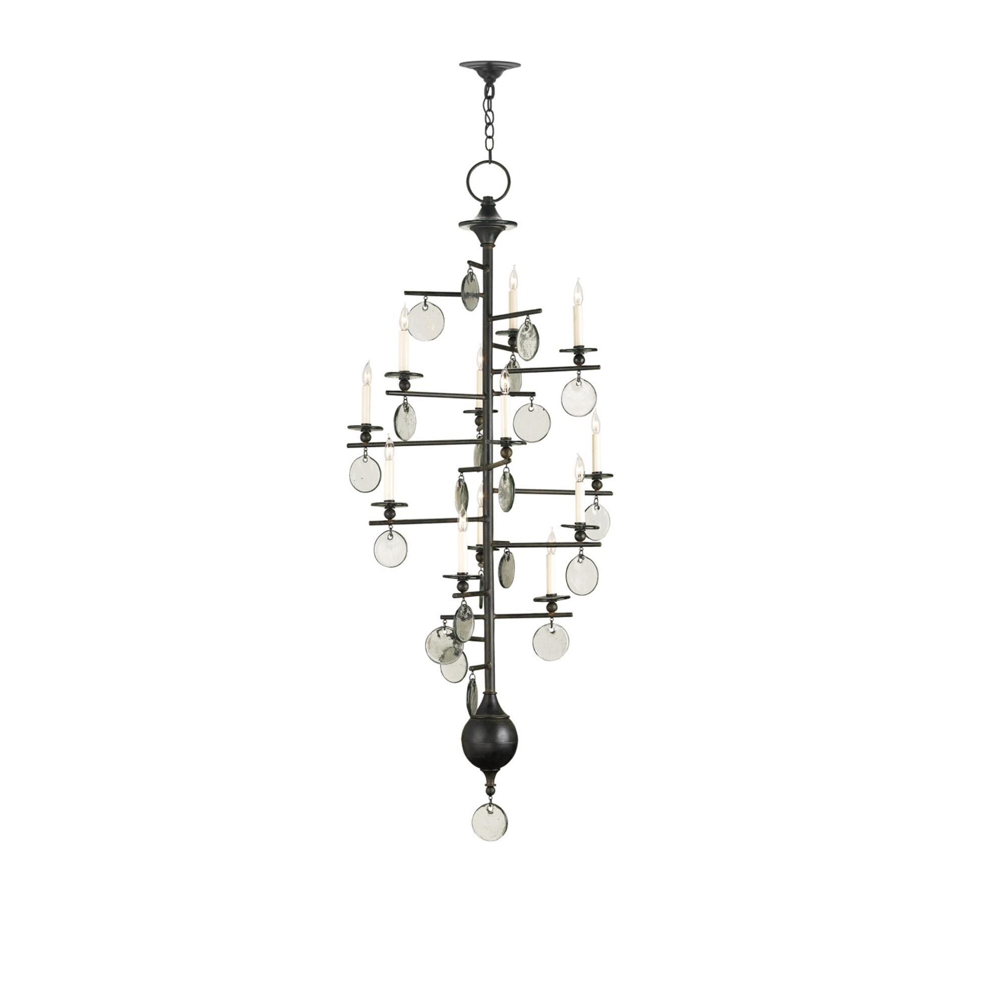 Sethos 28 Inch 12 Light Chandelier,