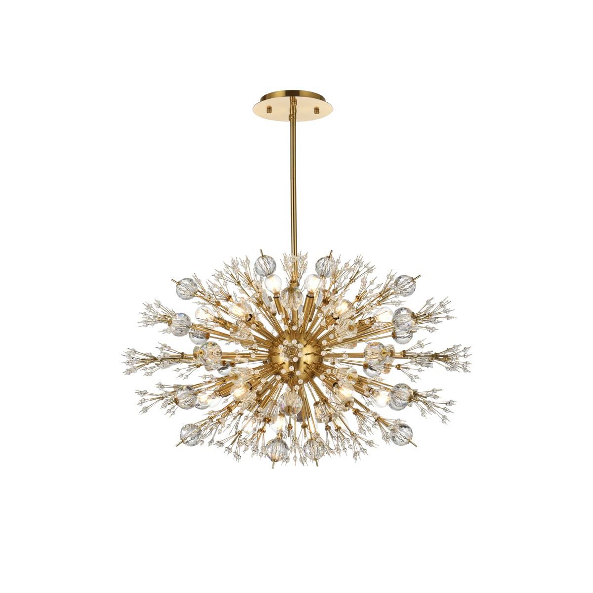 Vera 36 Inch Large Pendant by Elegant Lighting