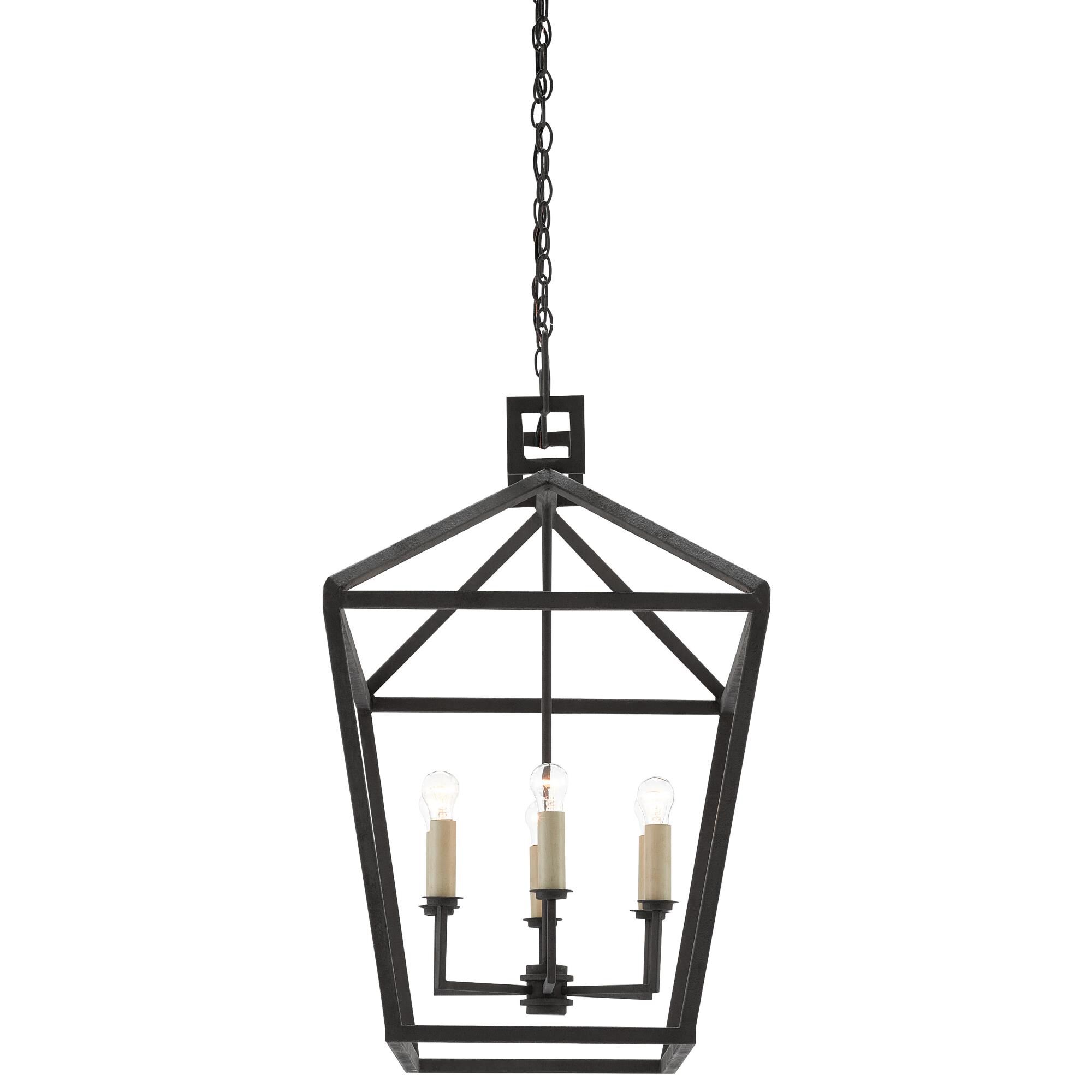Denison 40 Inch 6 Light Linear Suspension Light by Currey and Company
