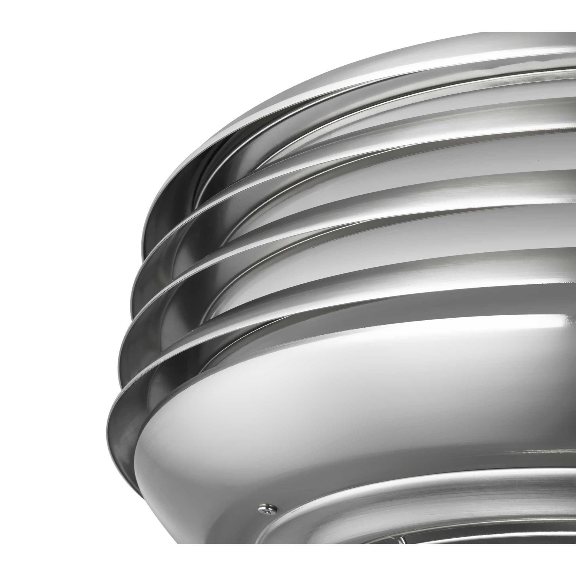 Shown in Brushed Nickel finish and White Shatterproof glass and Plastic shade