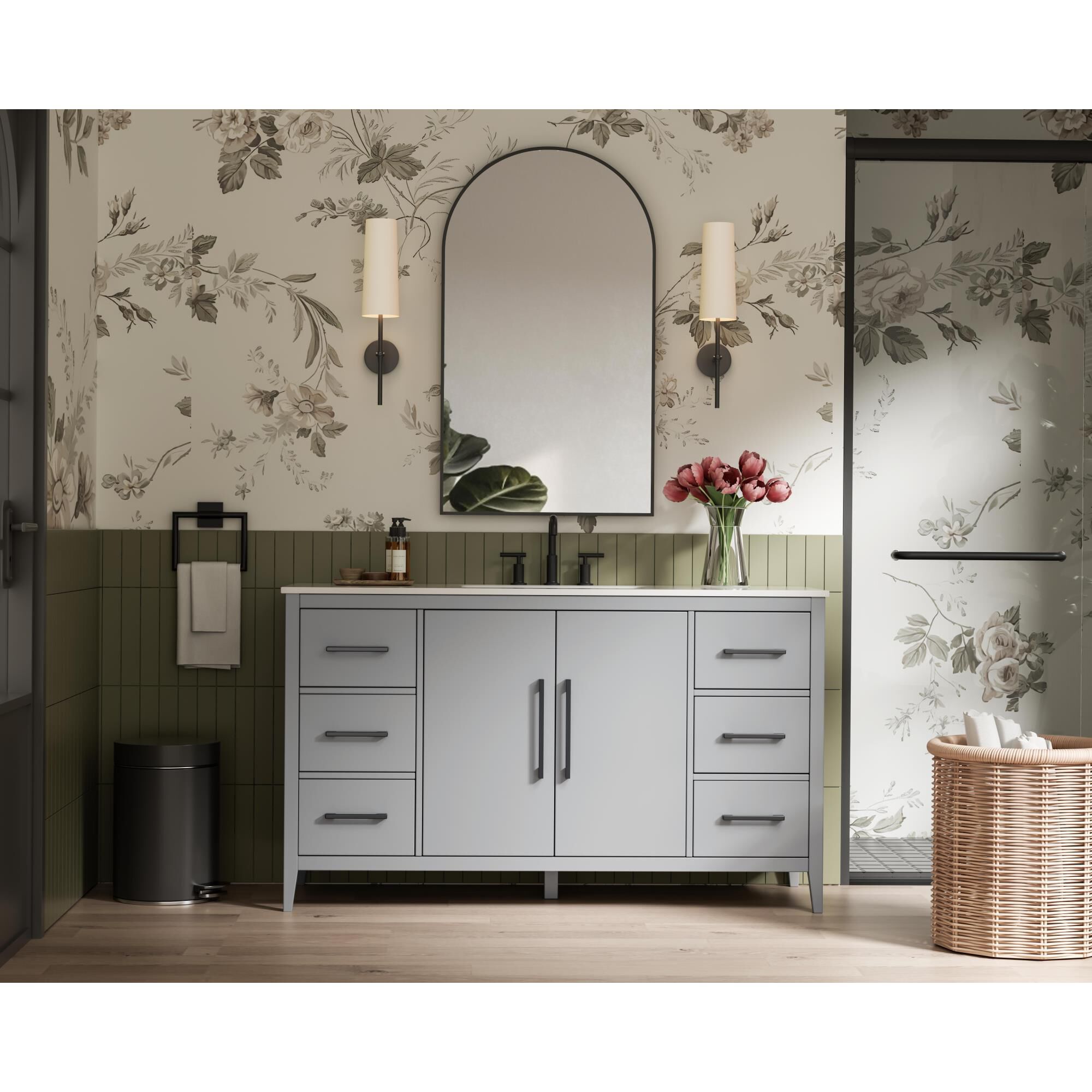 Millie 60 Inch Bath Vanity by Elegant Dcor