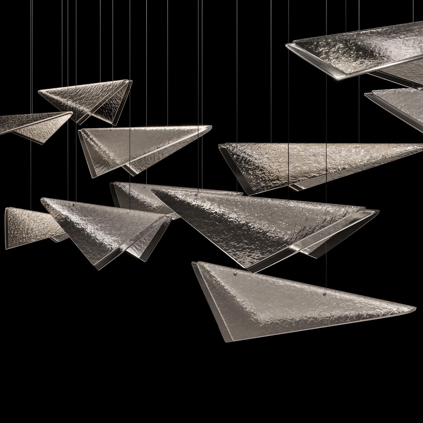 Volo 58 Inch Linear Suspension Light by Fine Art Handcrafted Lighting