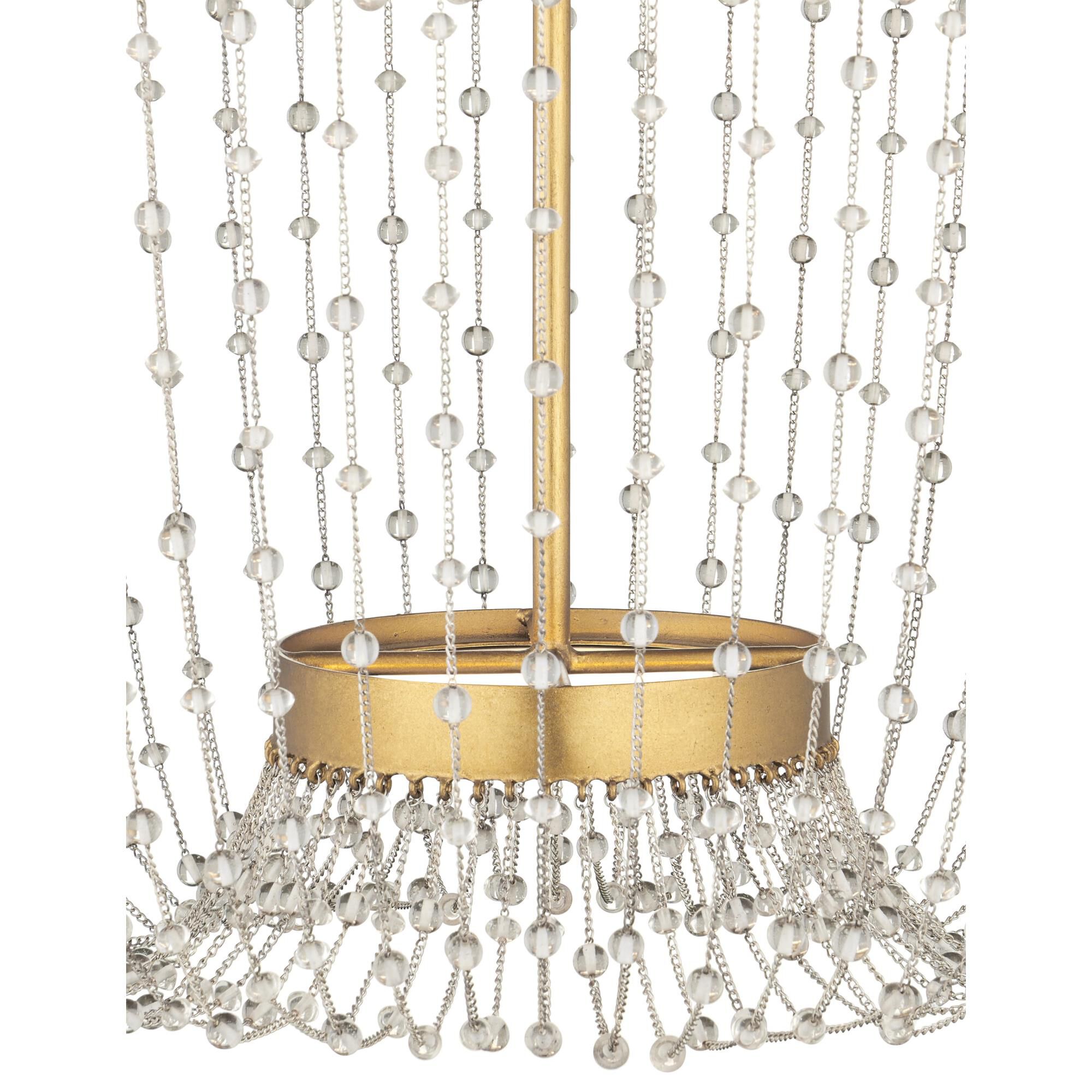 Shown in Clear, Contemporary Gold Leaf and Contemporary Gold finish