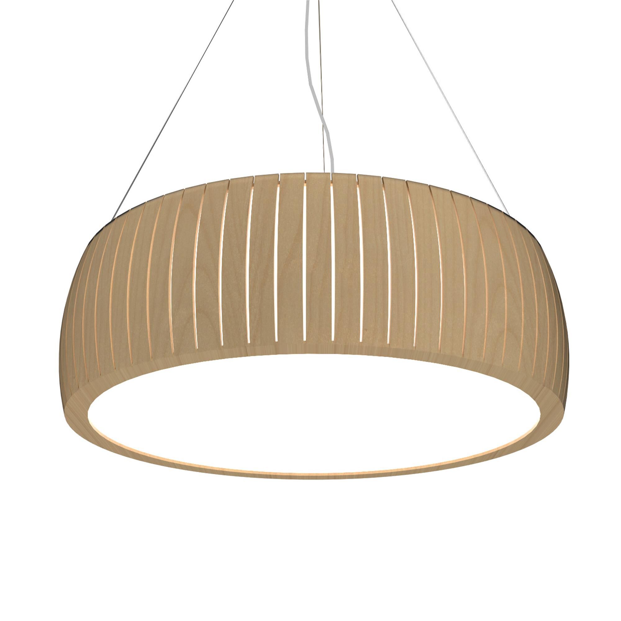 Shown in Maple finish and Raw Cotton shade