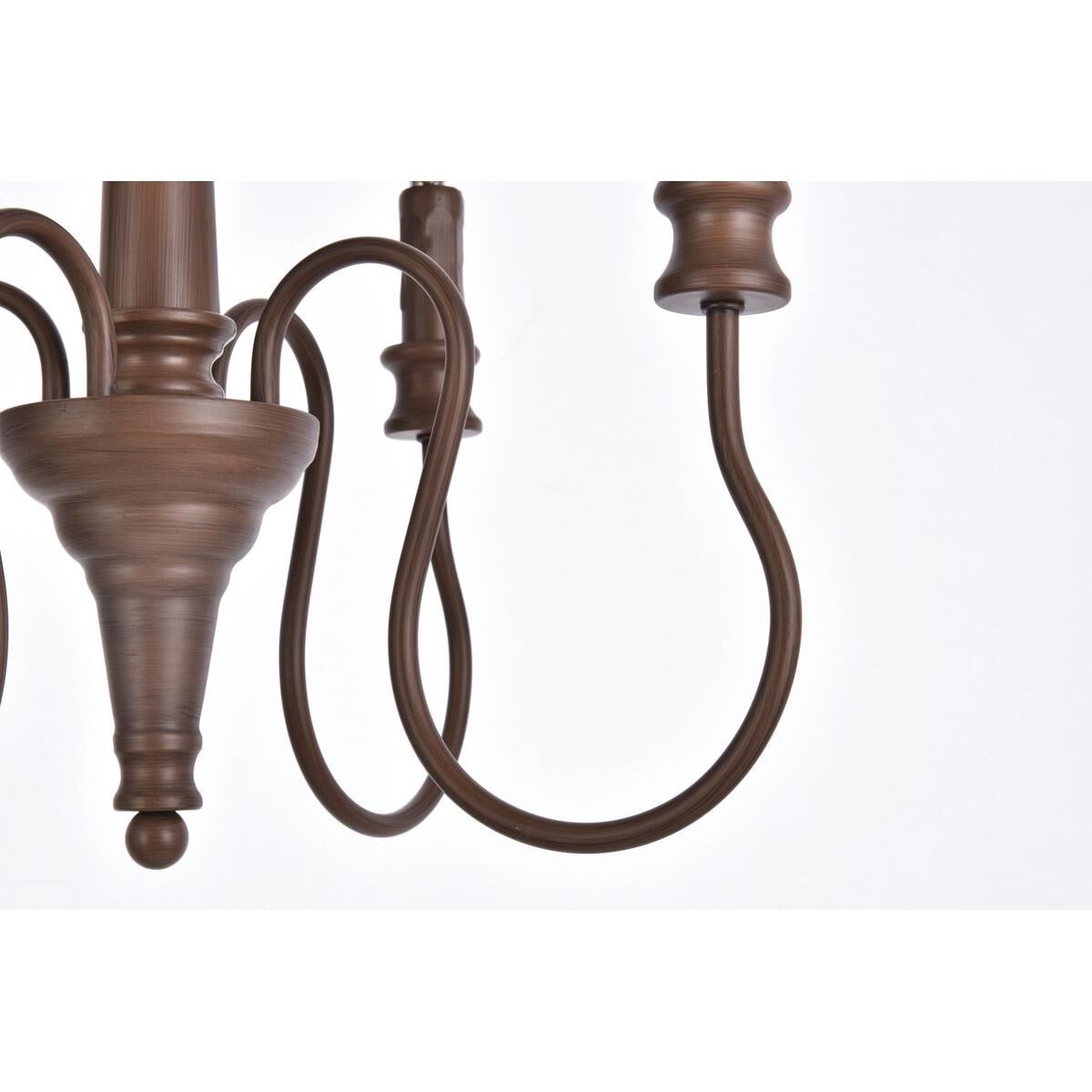 Flynx 17 Inch 4 Light Mini Chandelier by Elegant Lighting