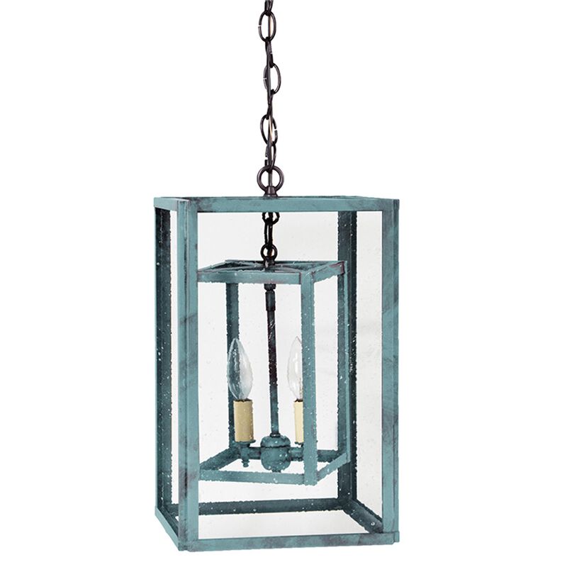 Transitional 16 Inch 2 Light Lantern Pendant by Northeast Lantern