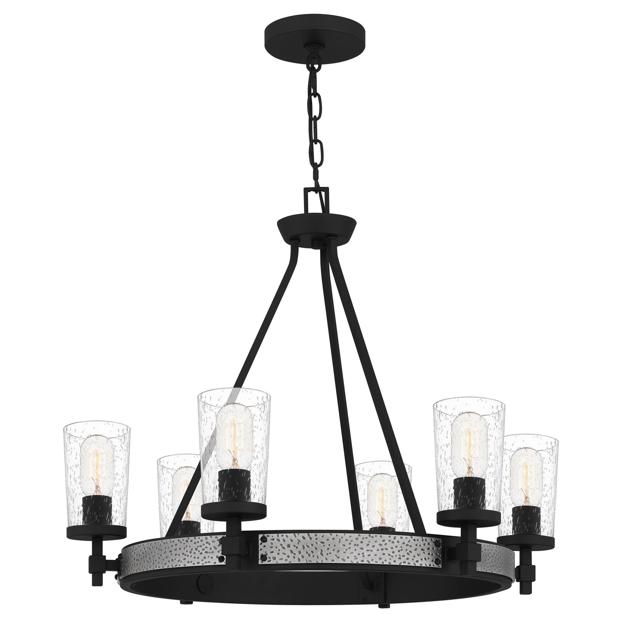 Alpine 26 Inch 6 Light Chandelier by Quoizel