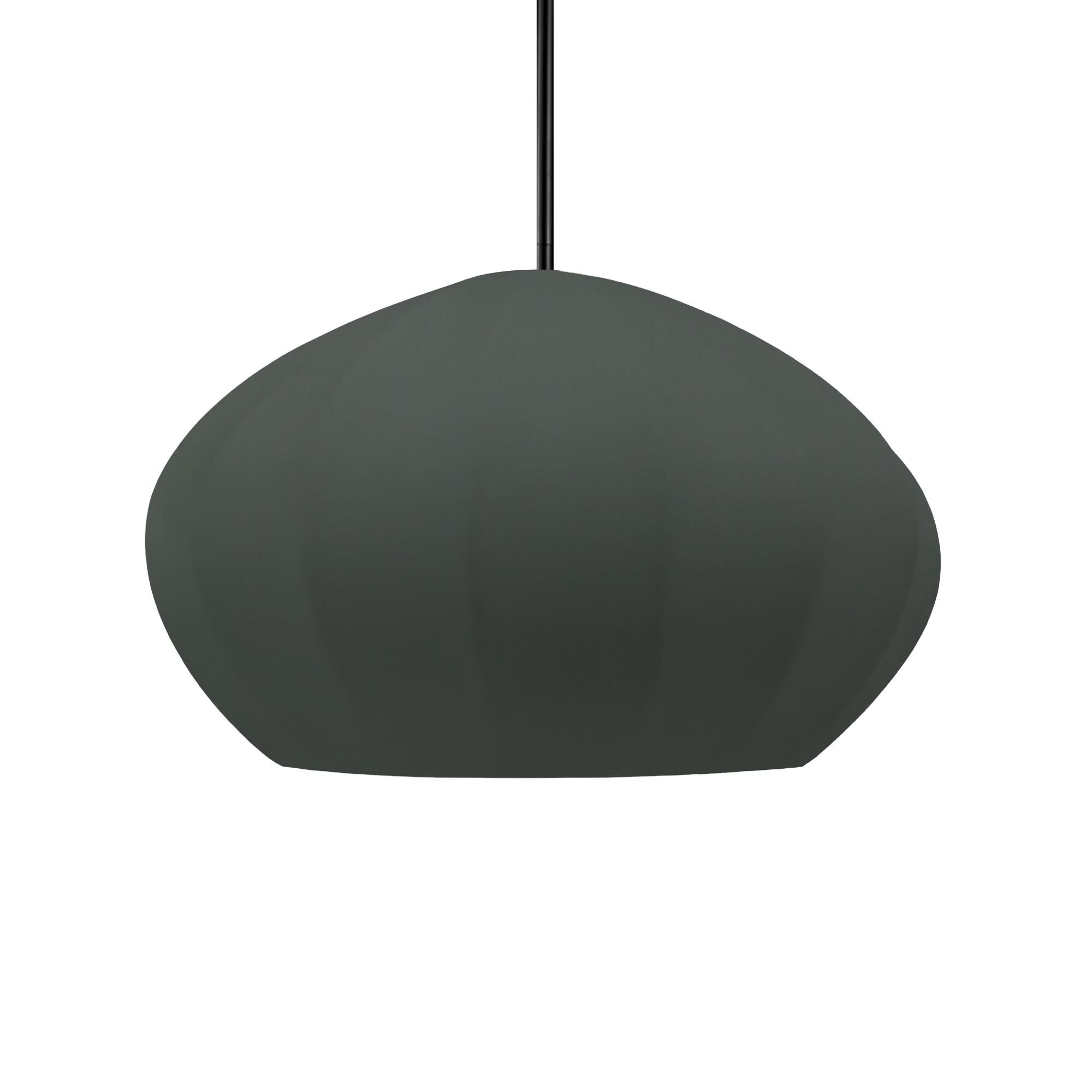 Shown in Matte Black finish and Pewter Green shade