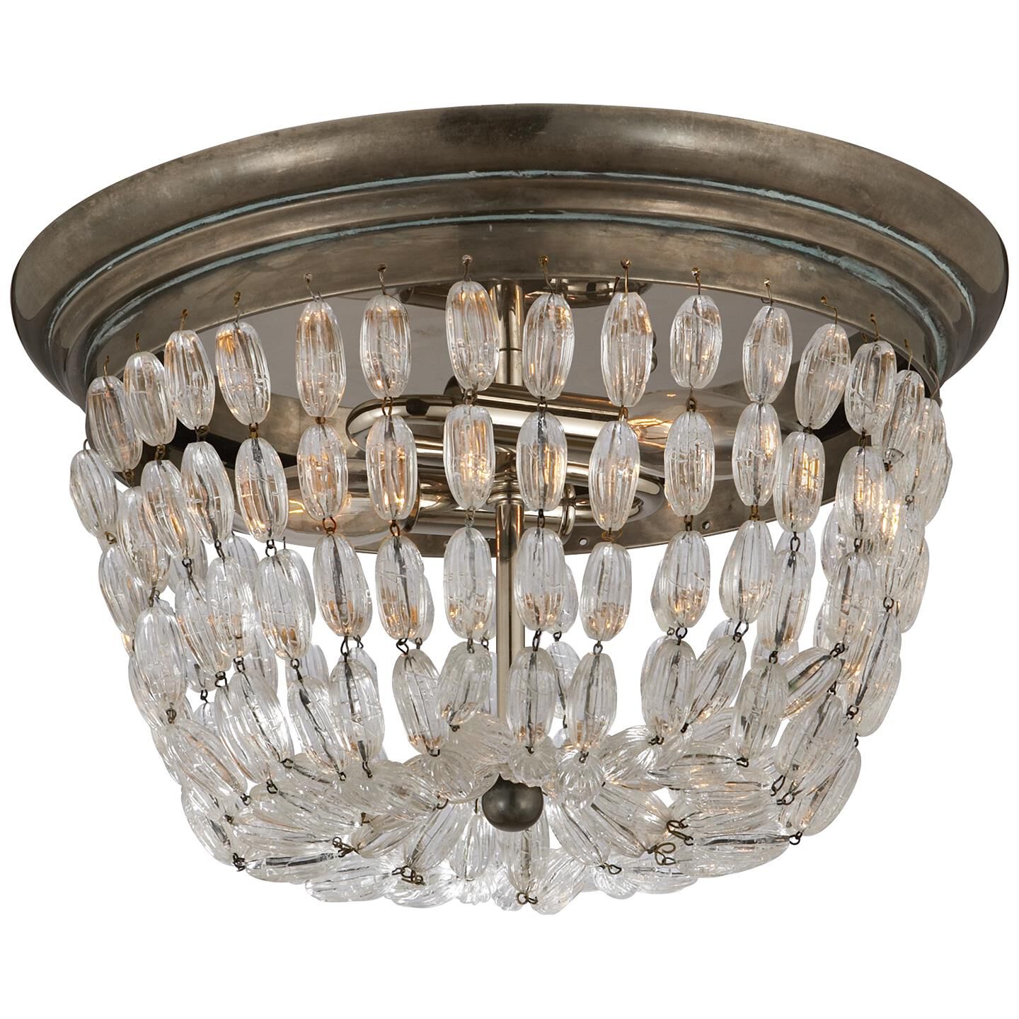 Chapman & Myers Paris Flea Market 13 Inch 2 Light Flush Mount by Visual Comfort Signature Collection