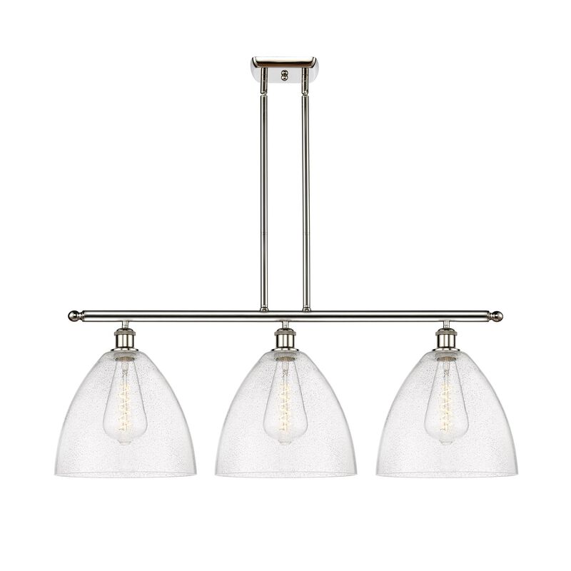 Bruno Marashlian Ballston Dome 38 Inch 3 Light Linear Suspension Light by Innovations Lighting