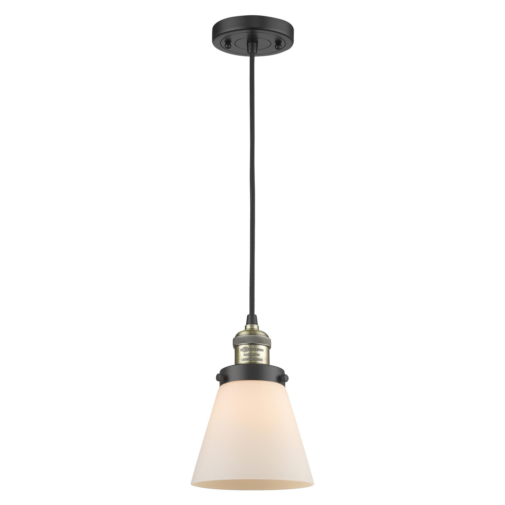 Bruno Marashlian Small Cone 6 Inch Mini Pendant by Innovations Lighting