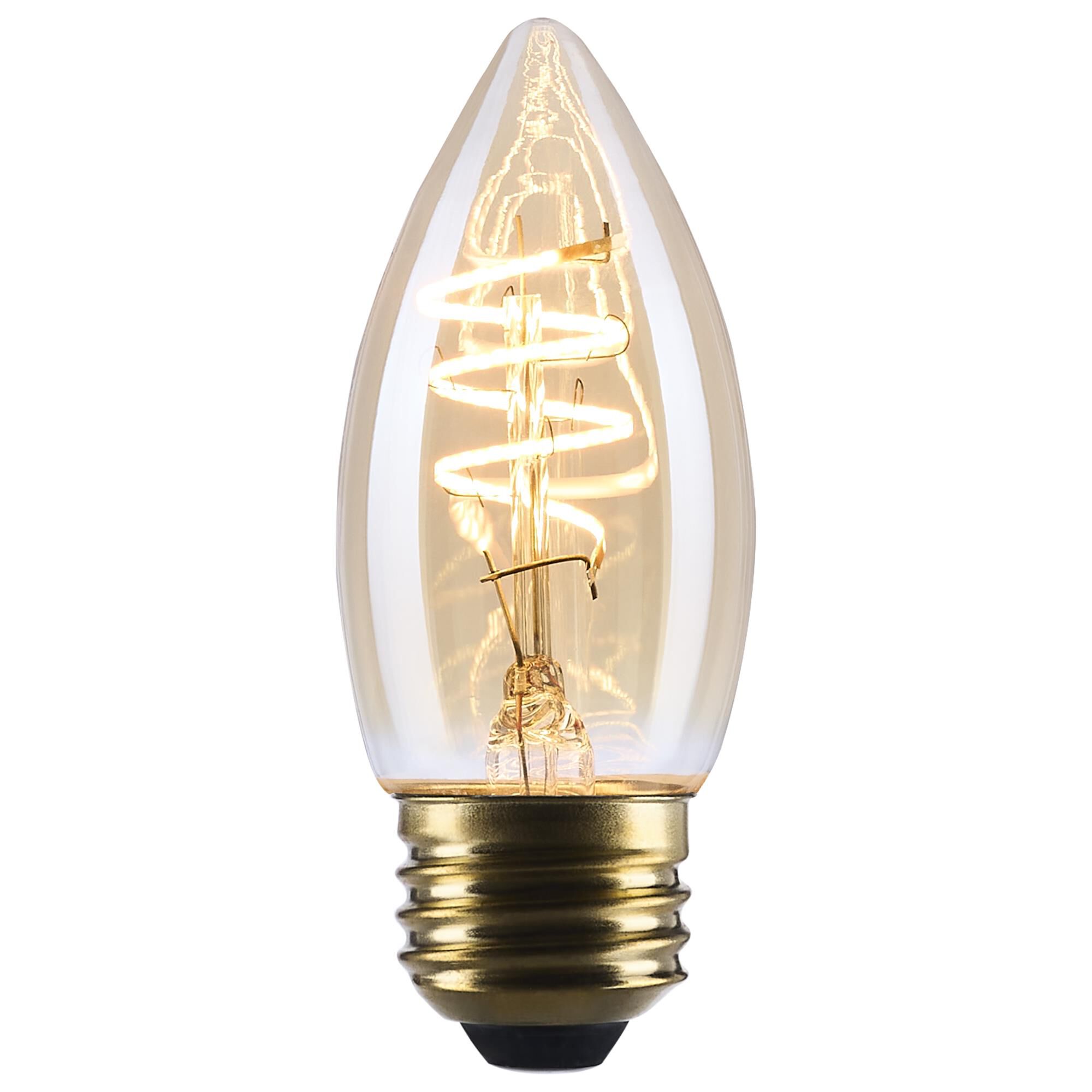 Dimmable 6 Watt 2000K C11 LED Light Bulb by Satco