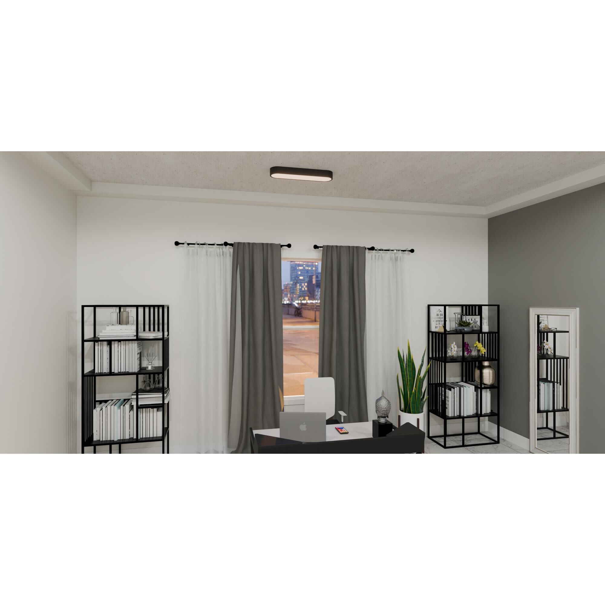 Juniper 23 Inch 1 Light LED Flush Mount by Quoizel