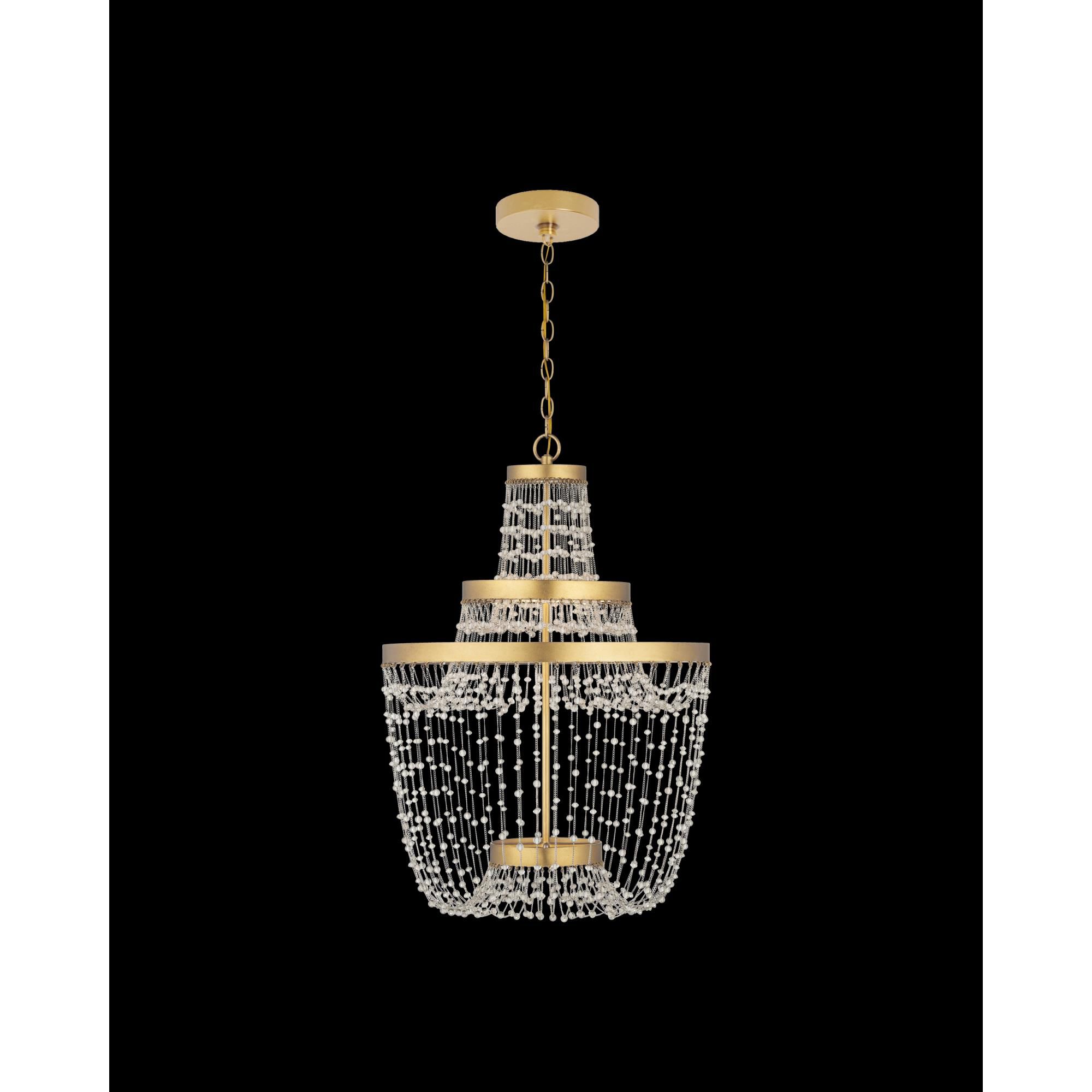 Shown in Clear, Contemporary Gold Leaf and Contemporary Gold finish