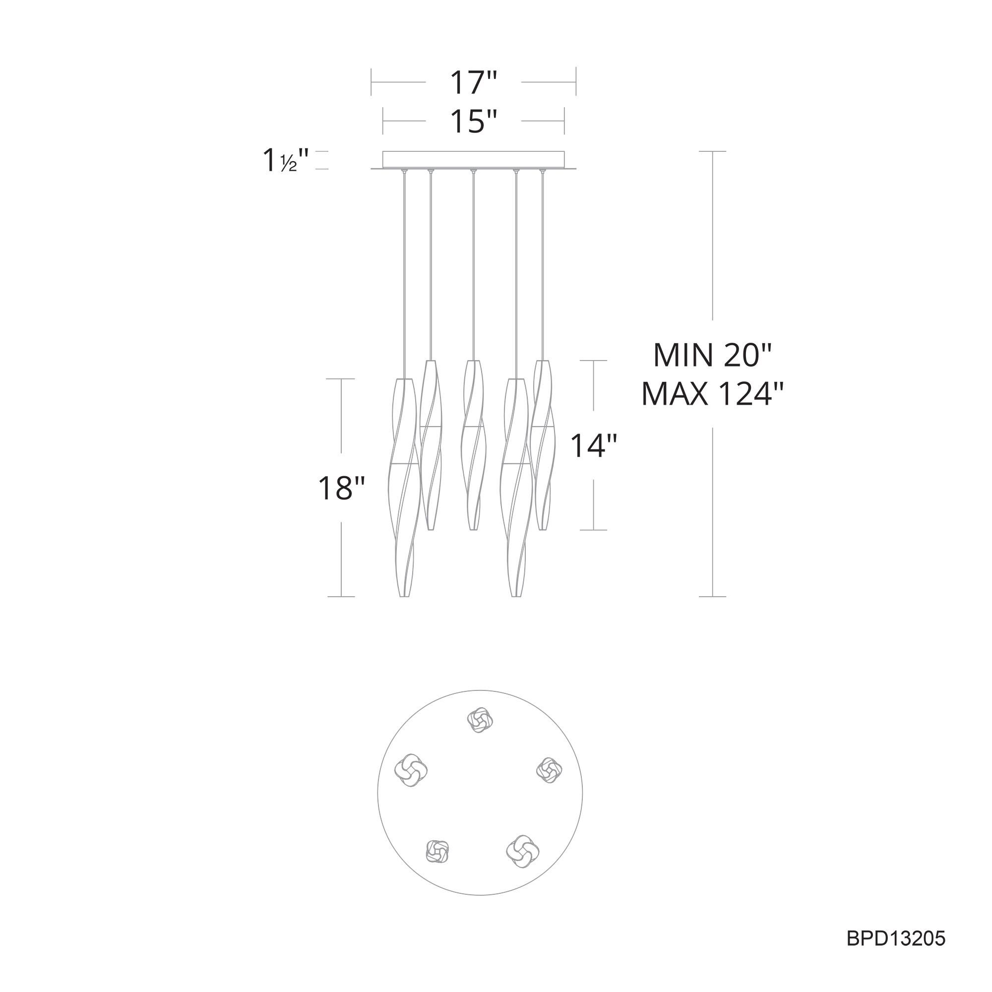 Shown in Polished Nickel finish and Optic crystal and Crystal glass