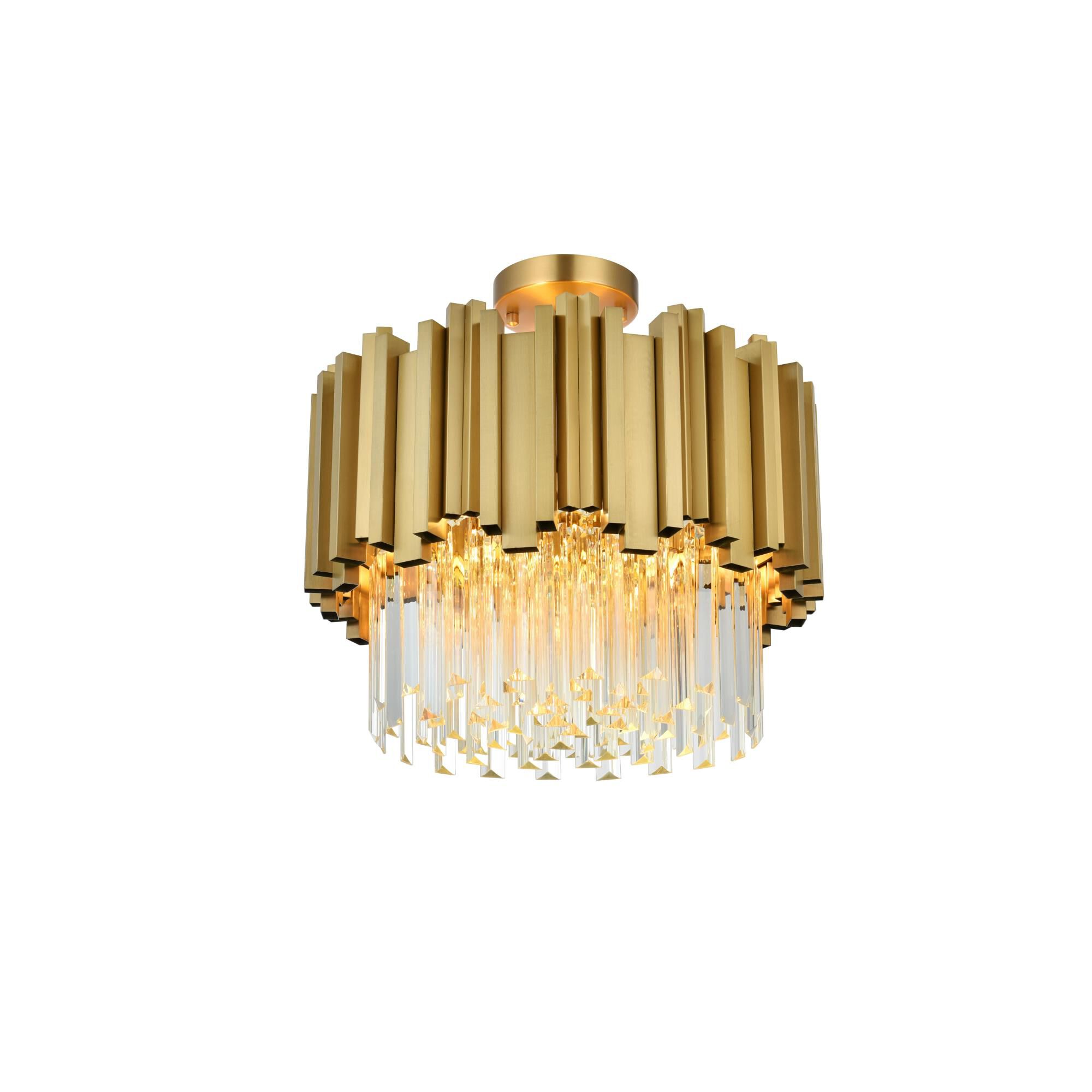 Willow 16 Inch Flush Mount by Elegant Lighting