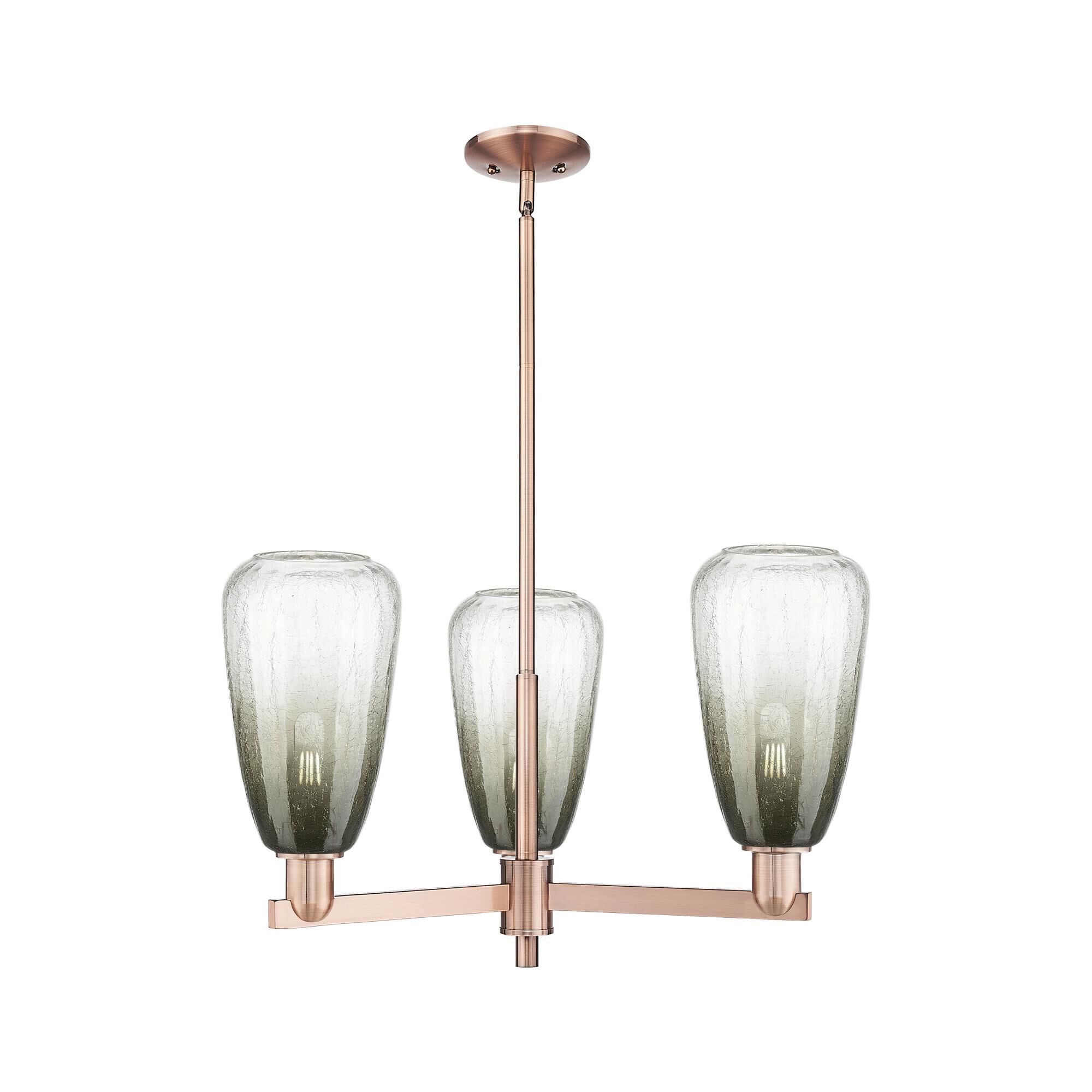 Bruno Marashlian Brookhaven Almond 18 Inch Mini Chandelier by Innovations Lighting