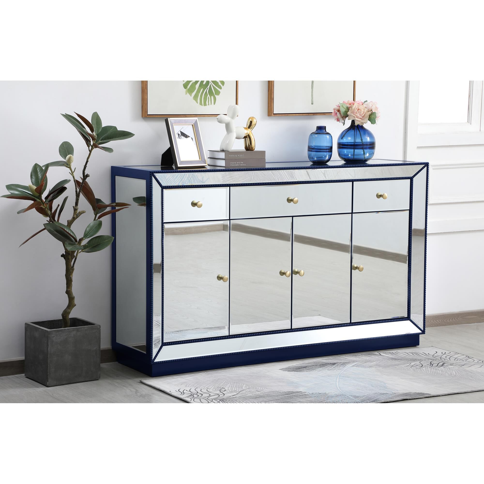 Shown in Blue finish