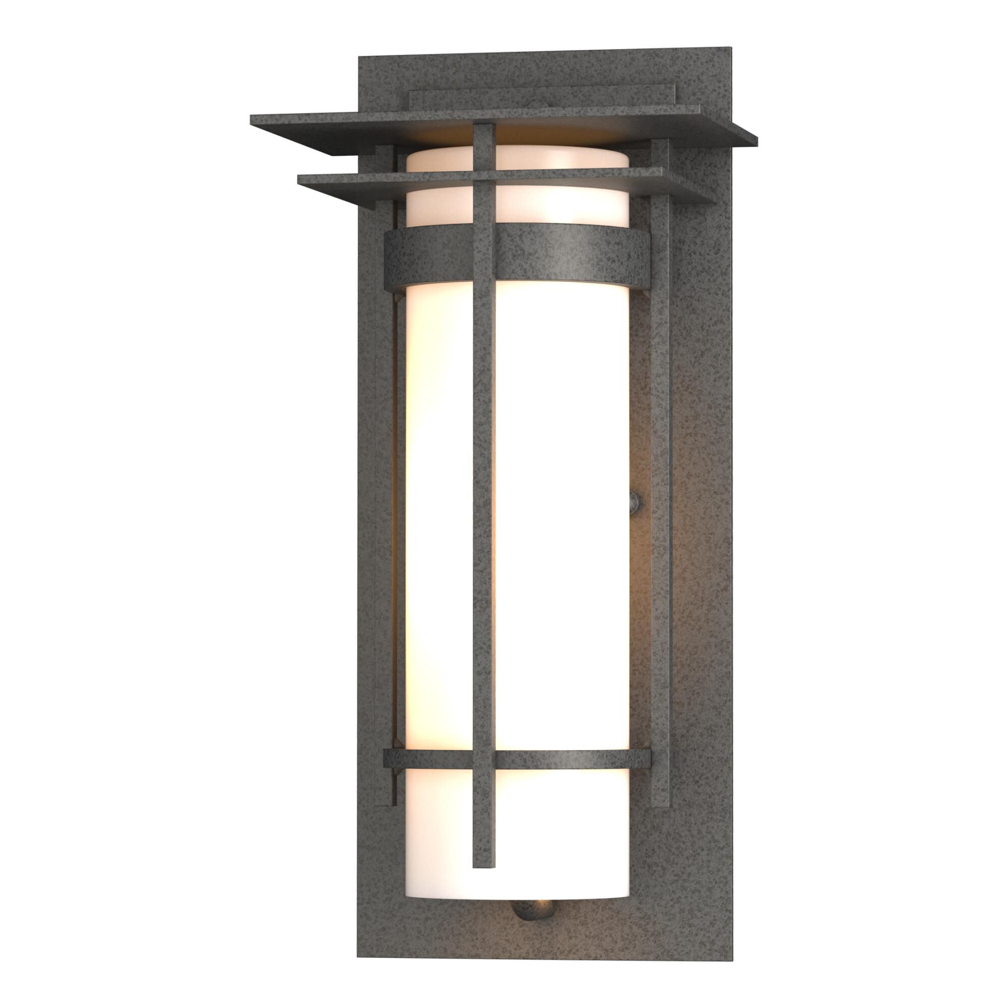 Hubbardton Forge Banded 12 Inch Tall Outdoor Wall Light