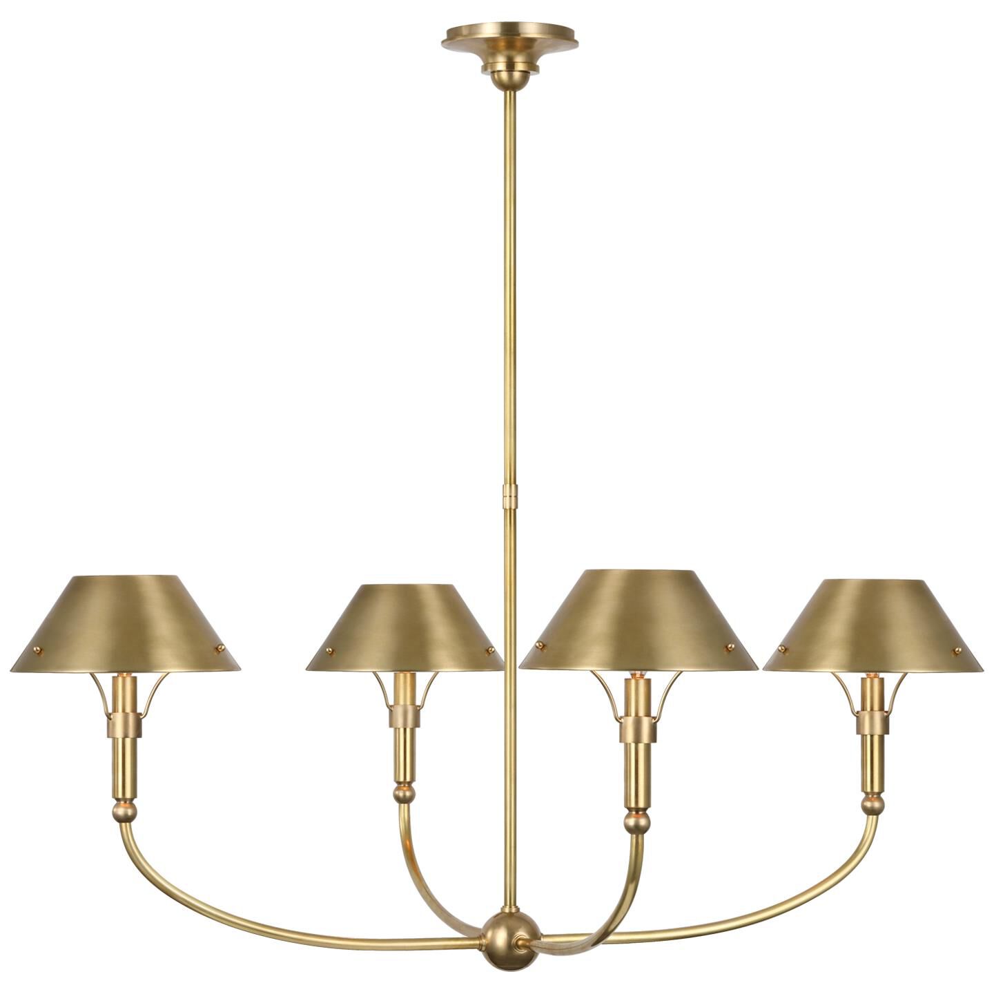 Thomas O'Brien Turlington 40 Inch 4 Light LED Chandelier by Visual Comfort Signature Collection - Clearance