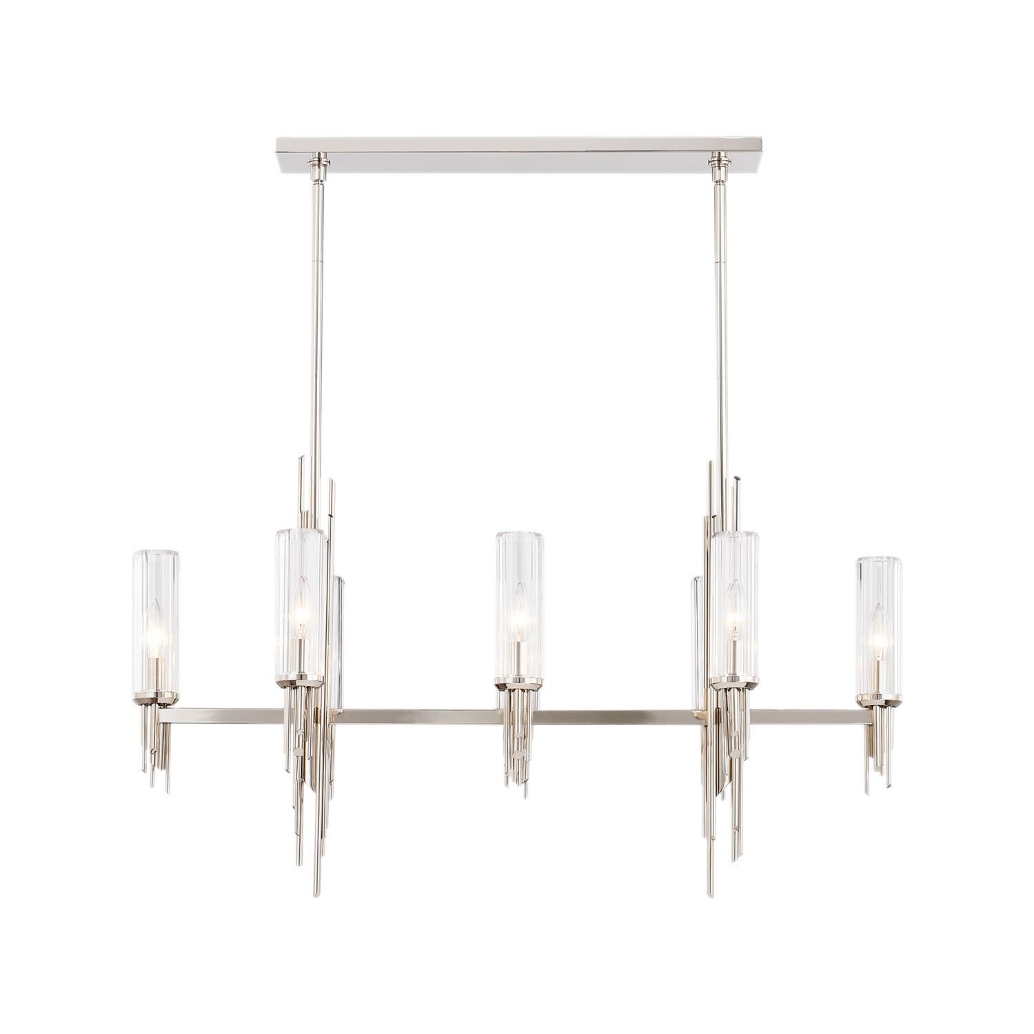 Elisa Carlucci Torres 38 Inch 38 Inch 8 Light 40 Watt Linear Suspension Lights by Alora Lighting