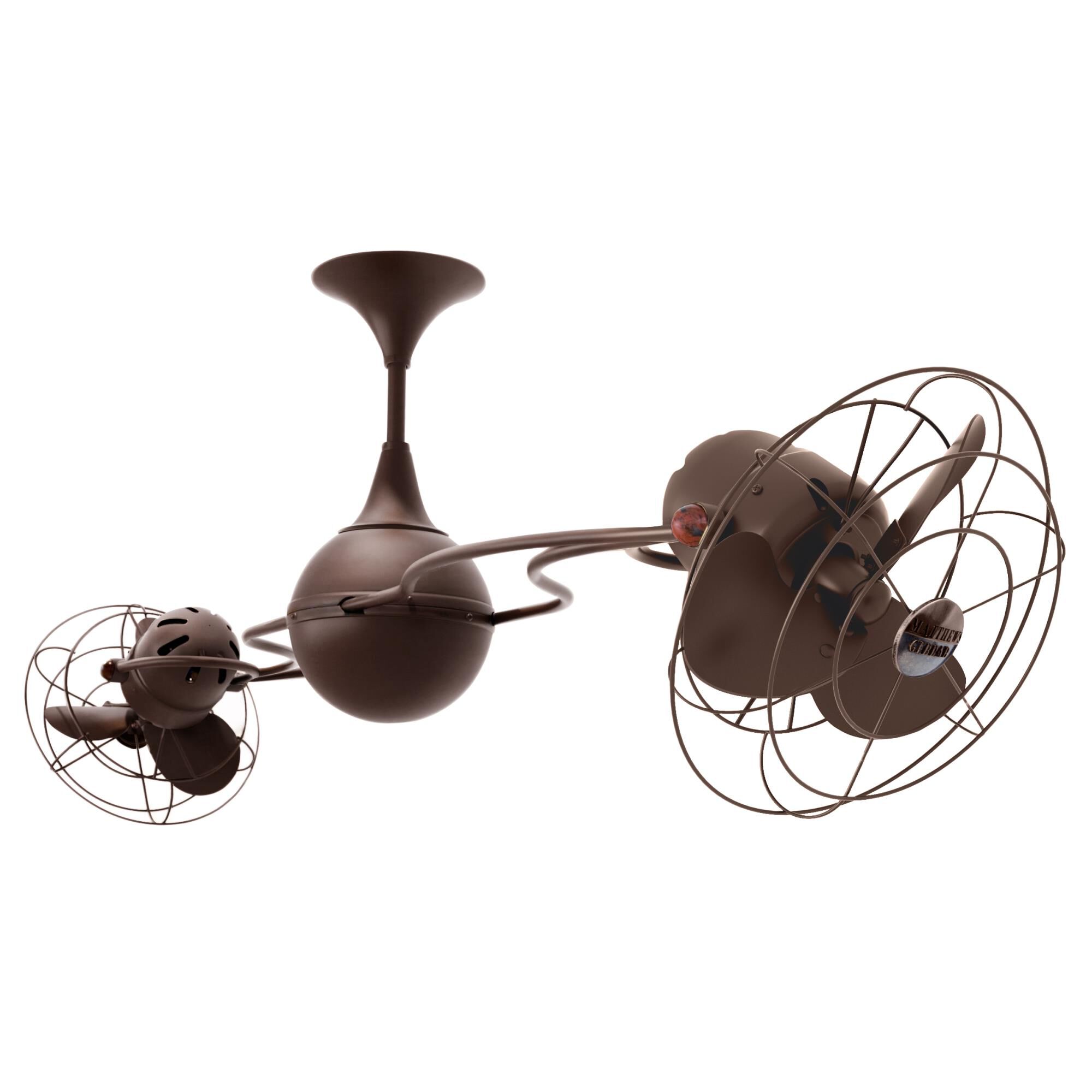 Italo Ventania Oscillating Multi Head Ceiling Fan by Matthews Fan Company