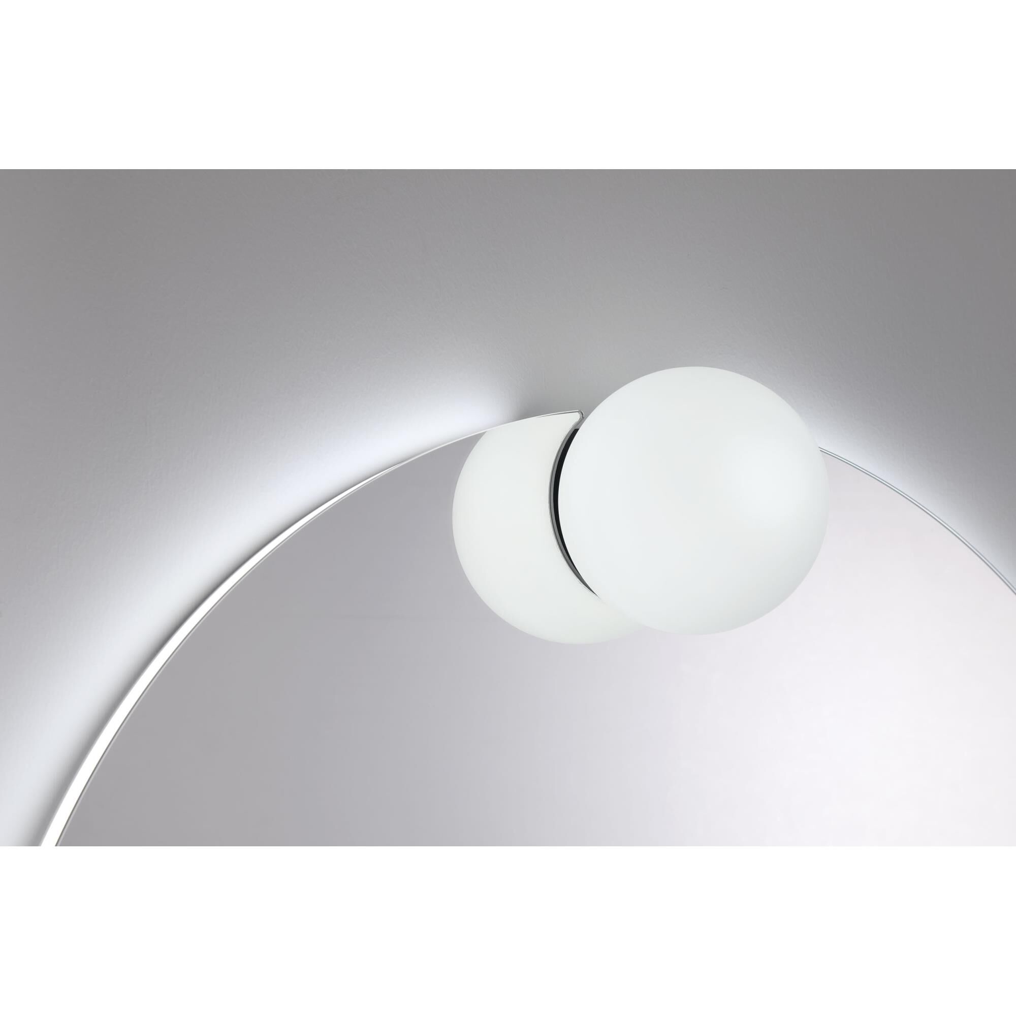 Shown in Mirror finish and Opal glass