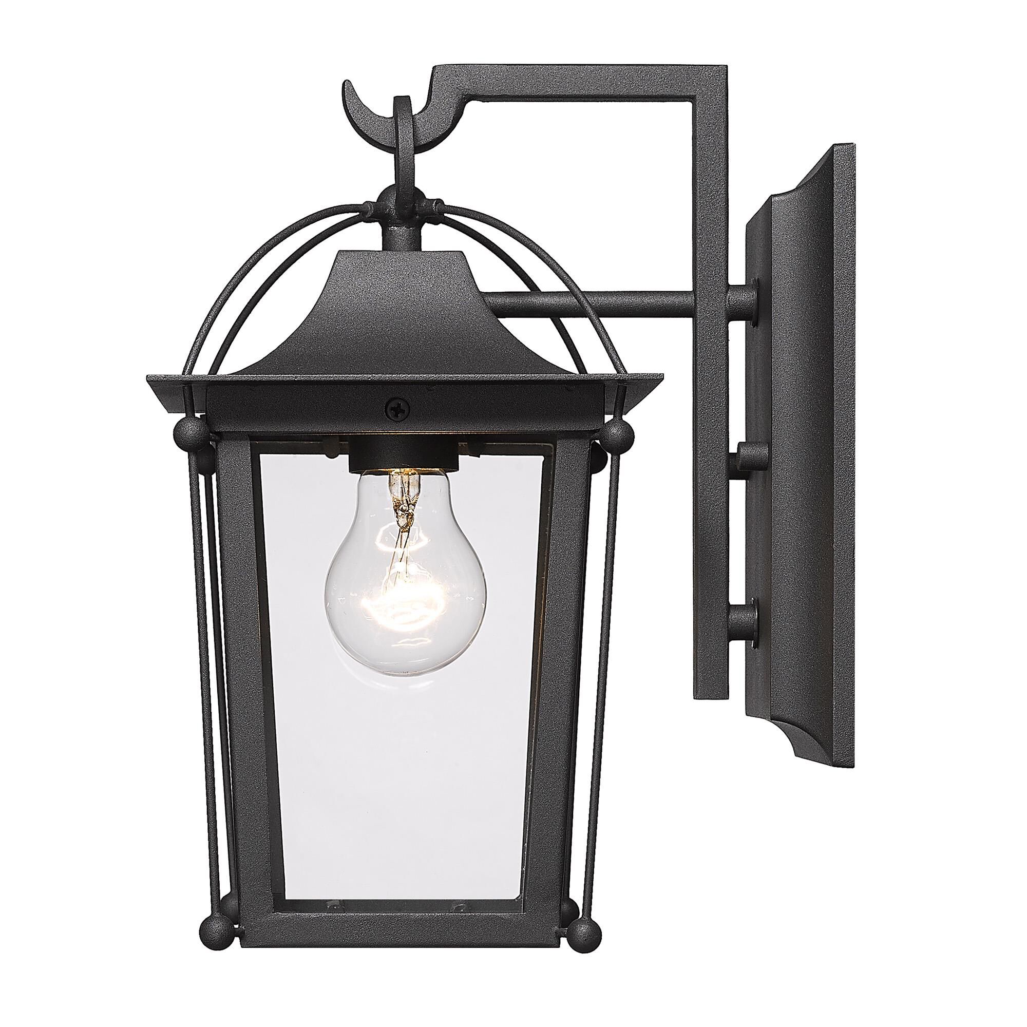 Golden Lighting Brigham 12 Inch Tall Outdoor Wall Light