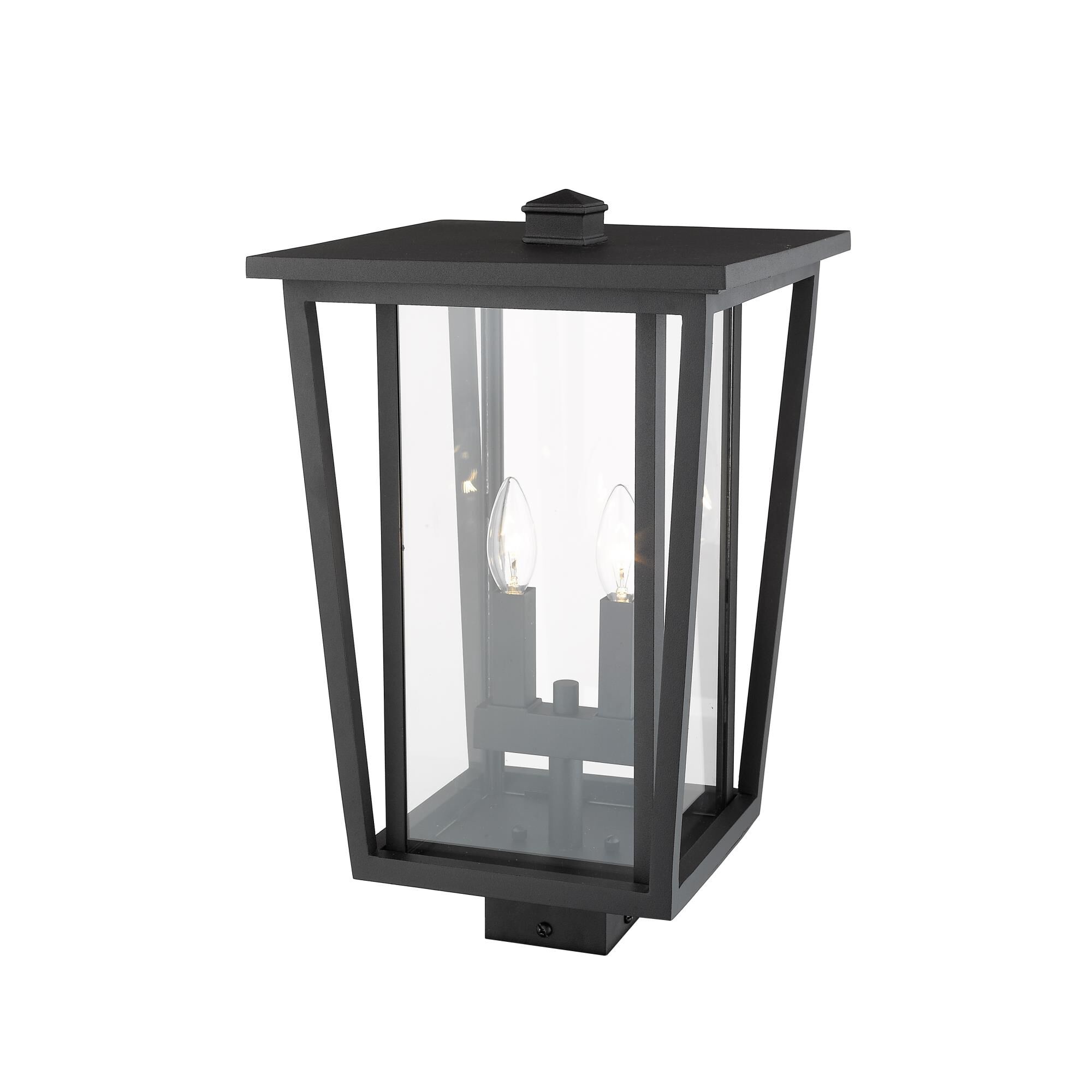 Seoul 18 Inch Tall 2 Light Outdoor Post Lamp by Z-Lite
