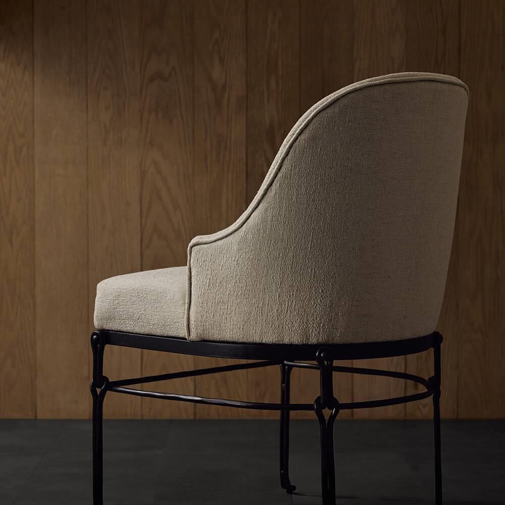 Shown in Oxford White and Blackened Iron finish