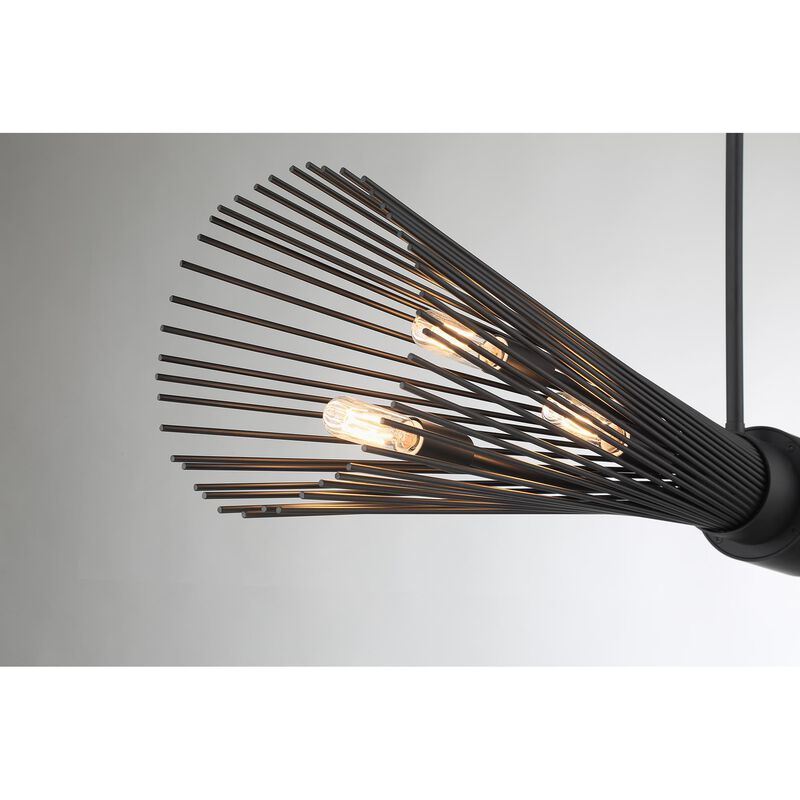 Longfellow Medium Linear Chandelier by Savoy House