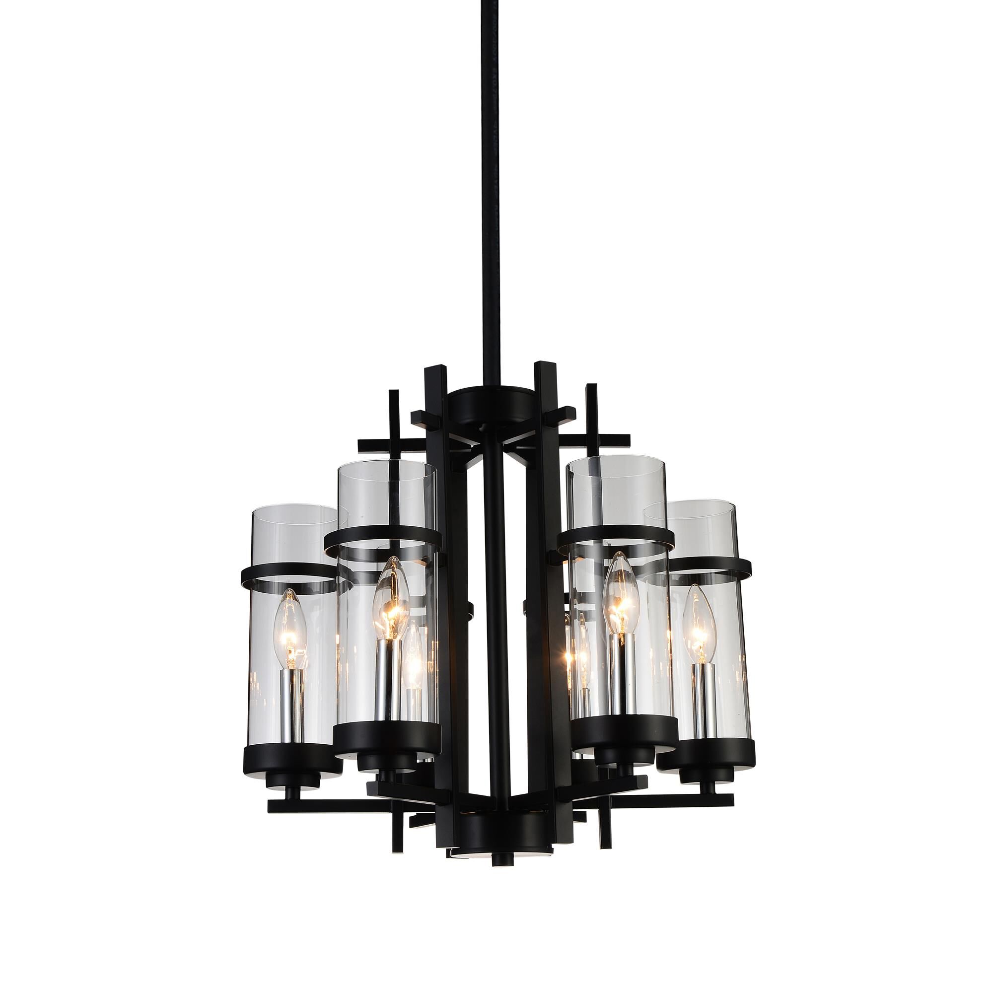 Sierra 18 Inch 6 Light Mini Chandelier by CWI Lighting
