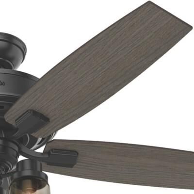 Bennett 52 Inch Ceiling Fan with Light Kit by Hunter Fan