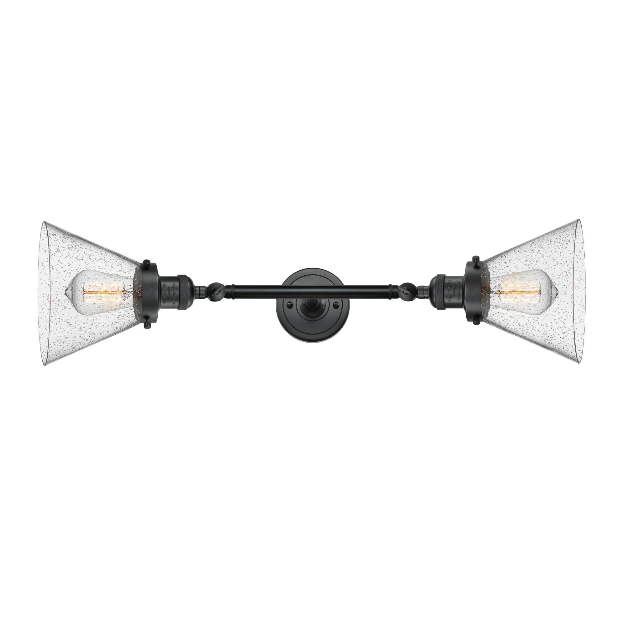 Bruno Marashlian Large Cone 18 Inch 2 Light Bath Vanity Light by Innovations Lighting