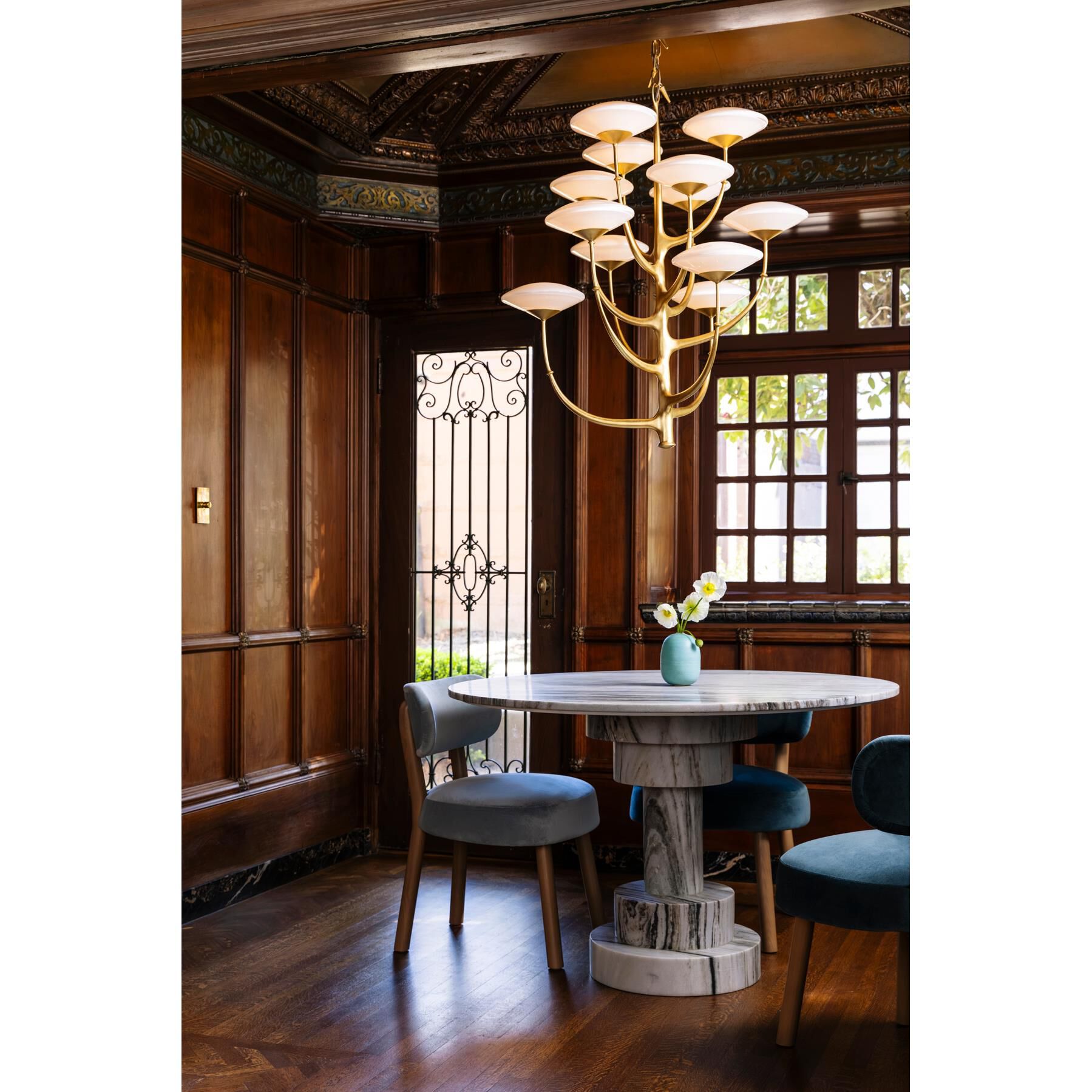 Noz Nozawa Pluro 34 Inch Chandelier by Corbett Lighting