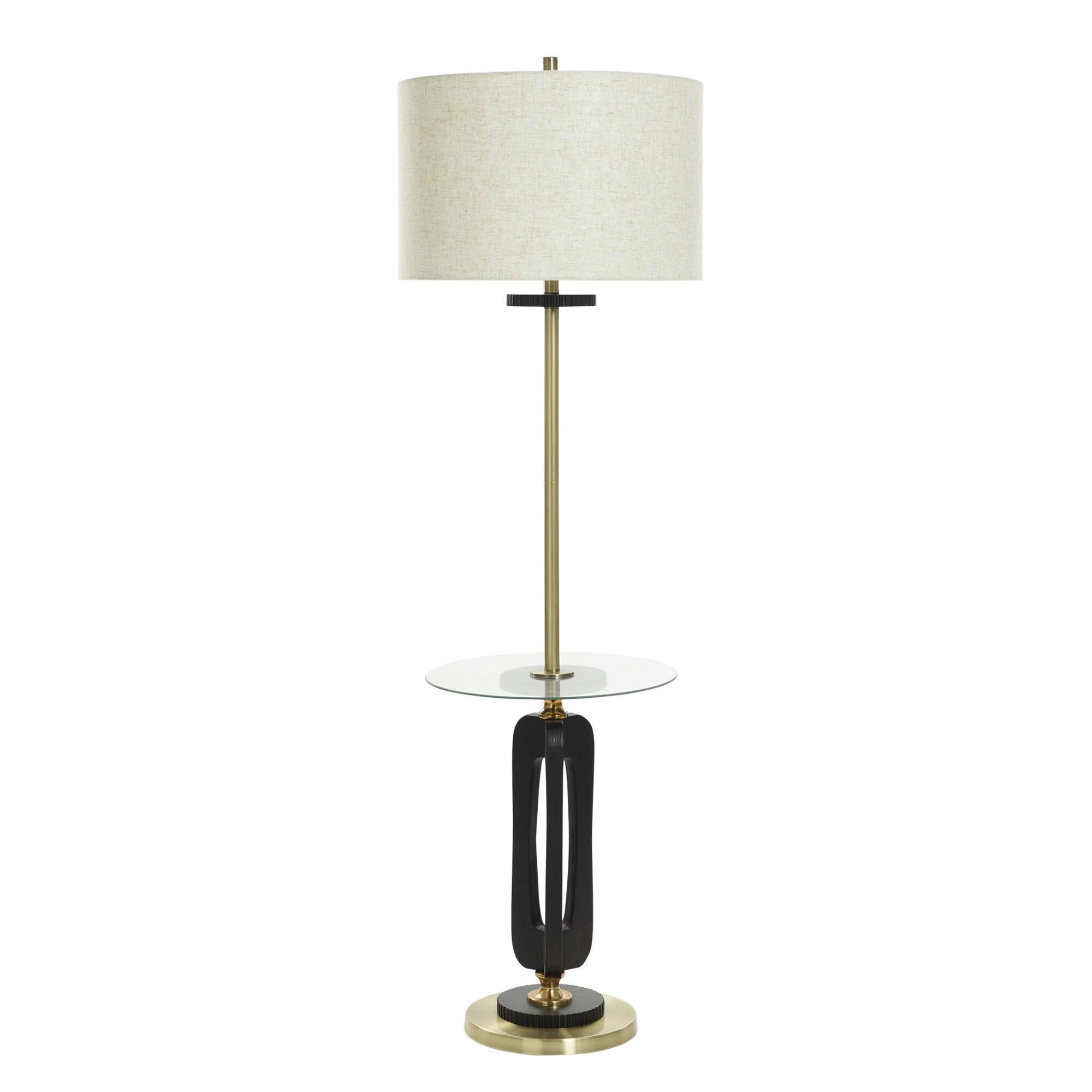 Shown in Black finish and Heathered Oatmeal shade