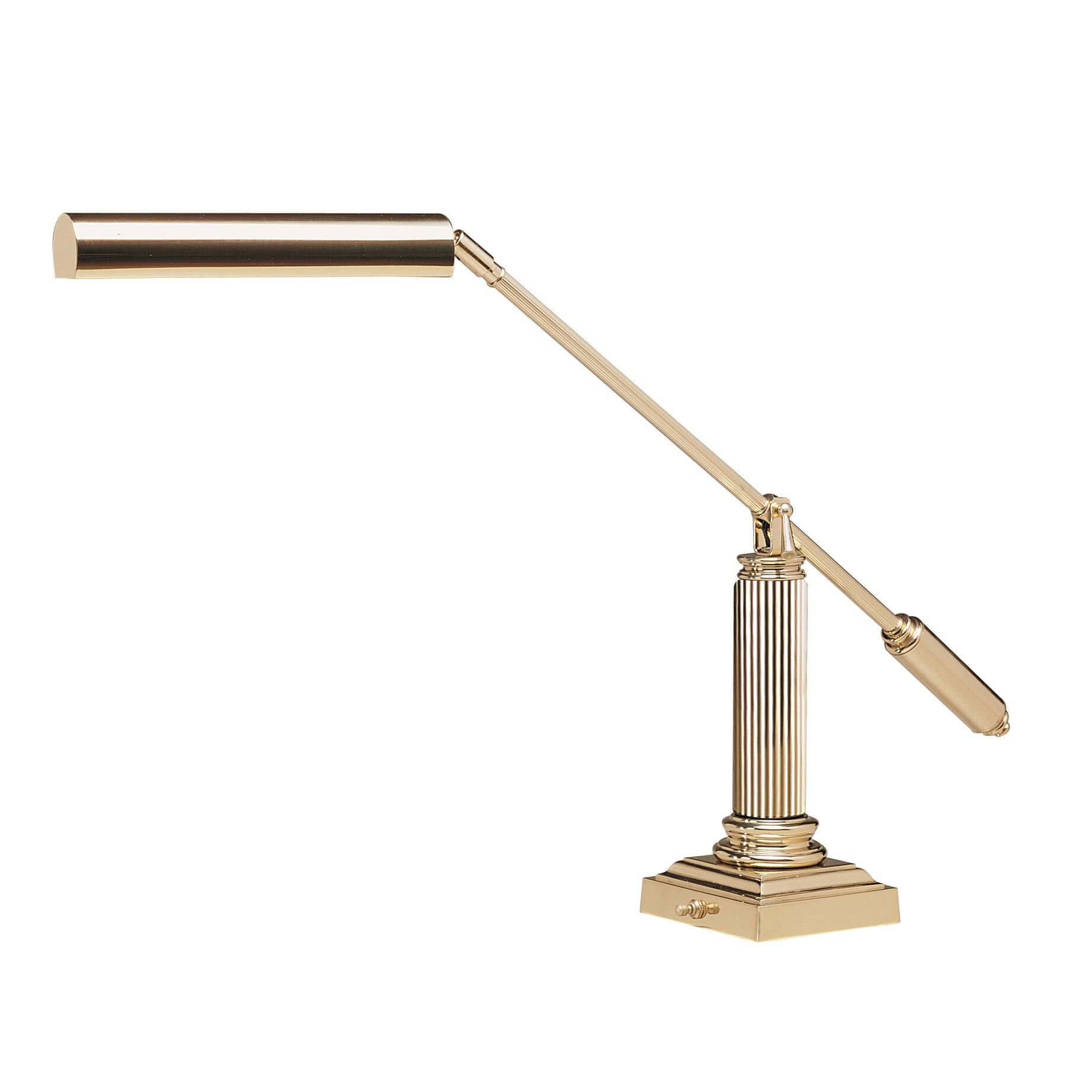 Shown in Polished Brass finish and Metal shade