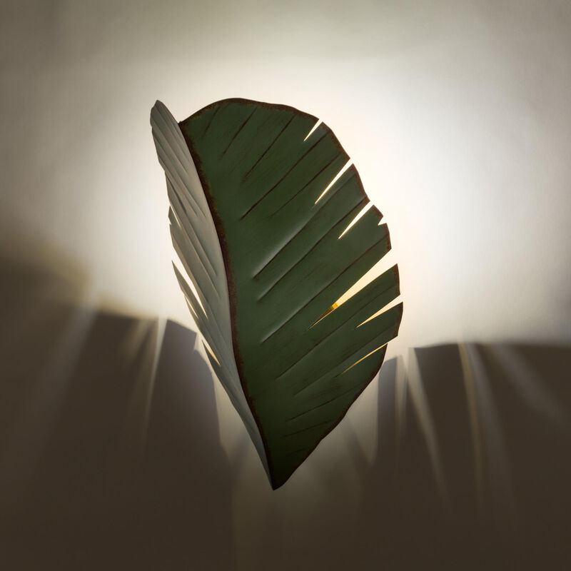 Ron Henderson Banana Leaf Wall Sconce by Varaluz