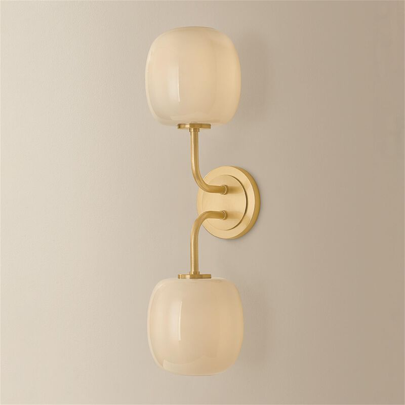 Lisette 20 Inch 2 Light Bath Vanity Light by Mitzi