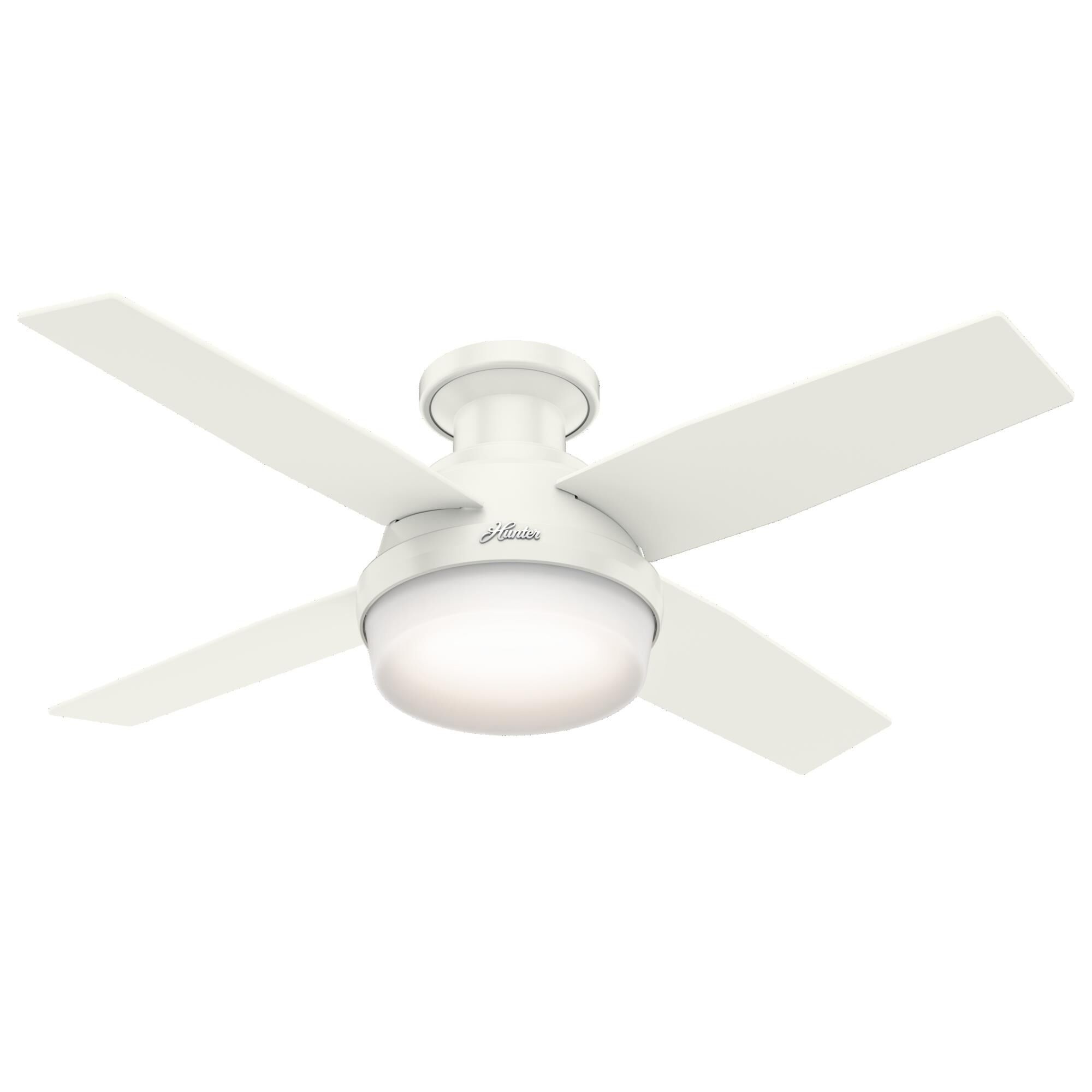 Dempsey 44 Inch Ceiling Fan with Light Kit by Hunter Fan