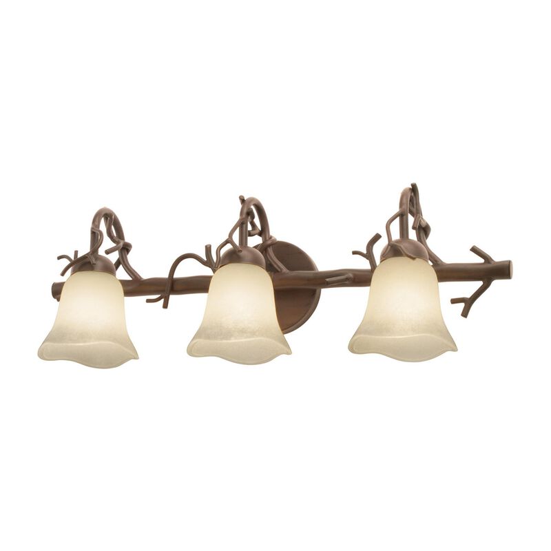 Vine 27 Inch 3 Light Bath Vanity Light by Kalco