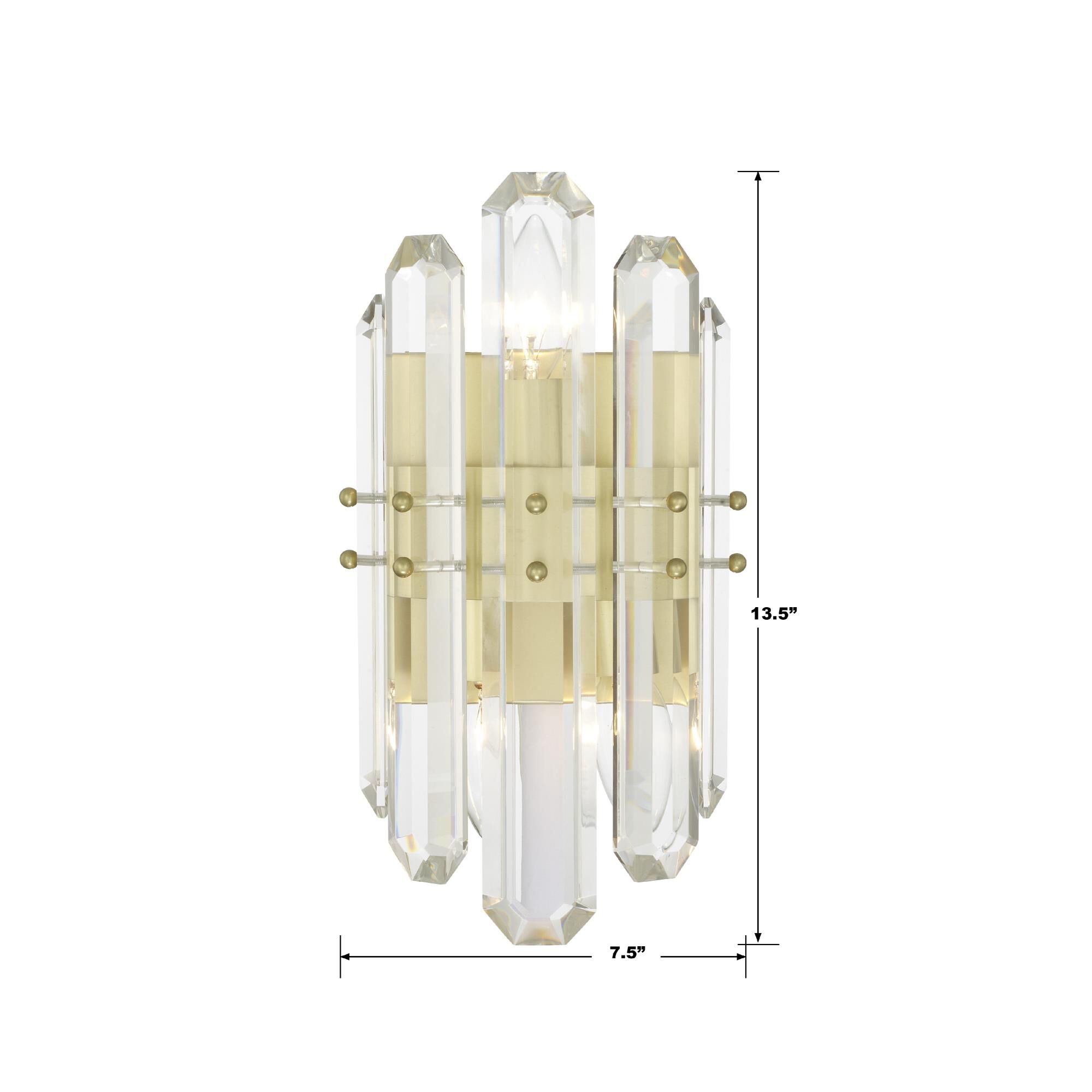 Bolton 13 Inch Wall Sconce by Crystorama