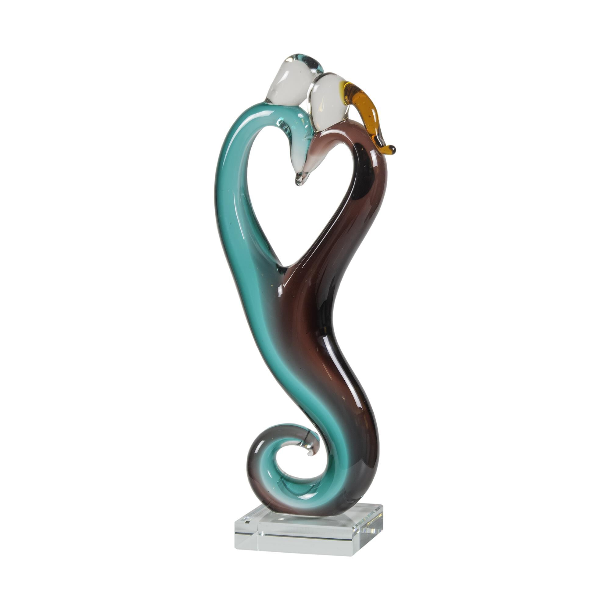 Unity Heart Handcrafted Art Glass Figurine Figurine by Dale Tiffany
