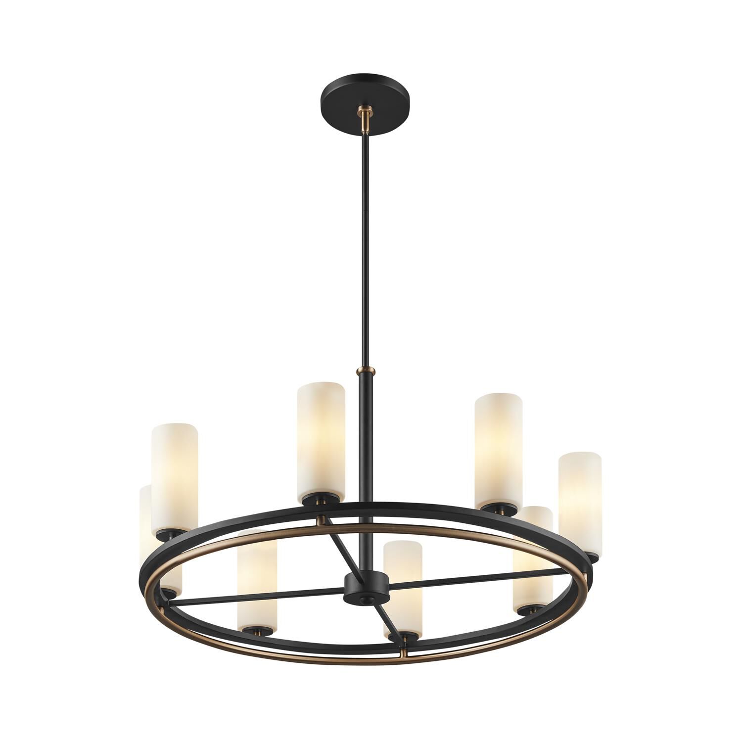 Fusion Tilburg 33 Inch Chandelier by Justice Design Group