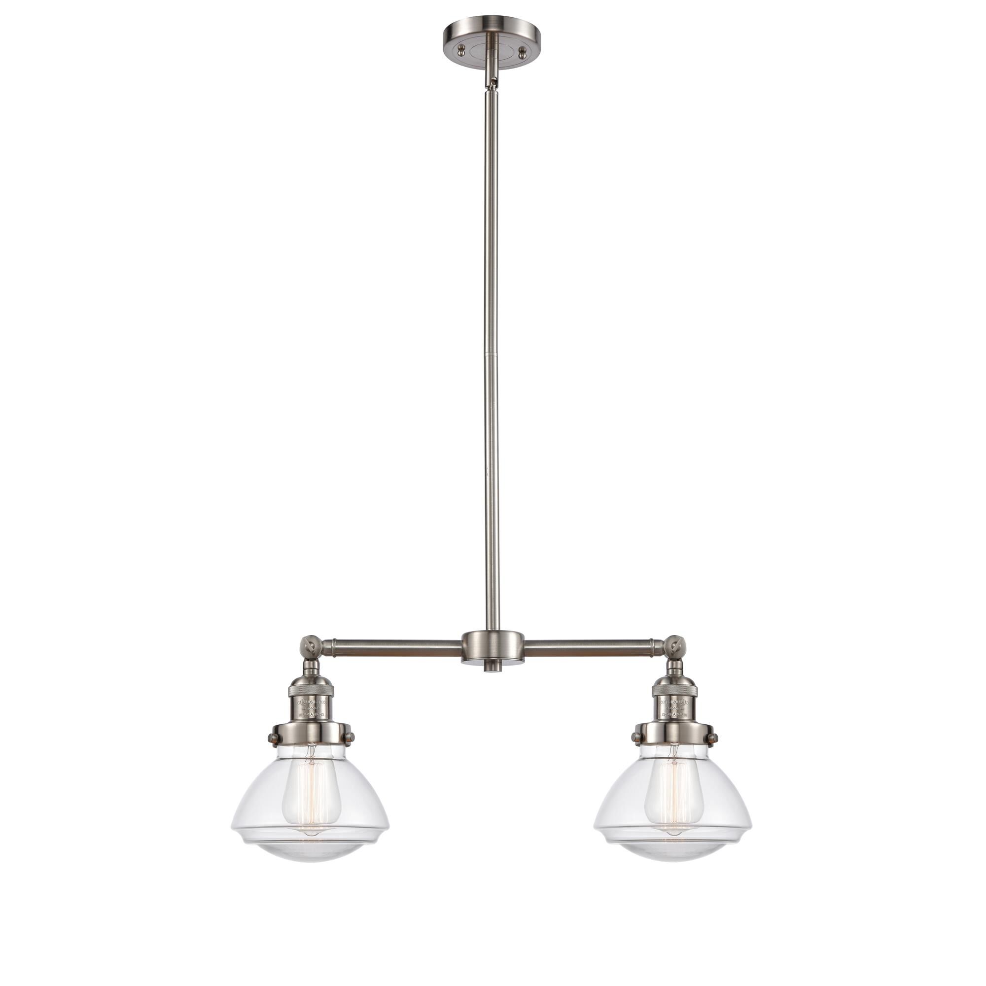 Bruno Marashlian Olean 21 Inch 2 Light Mini Chandelier by Innovations Lighting