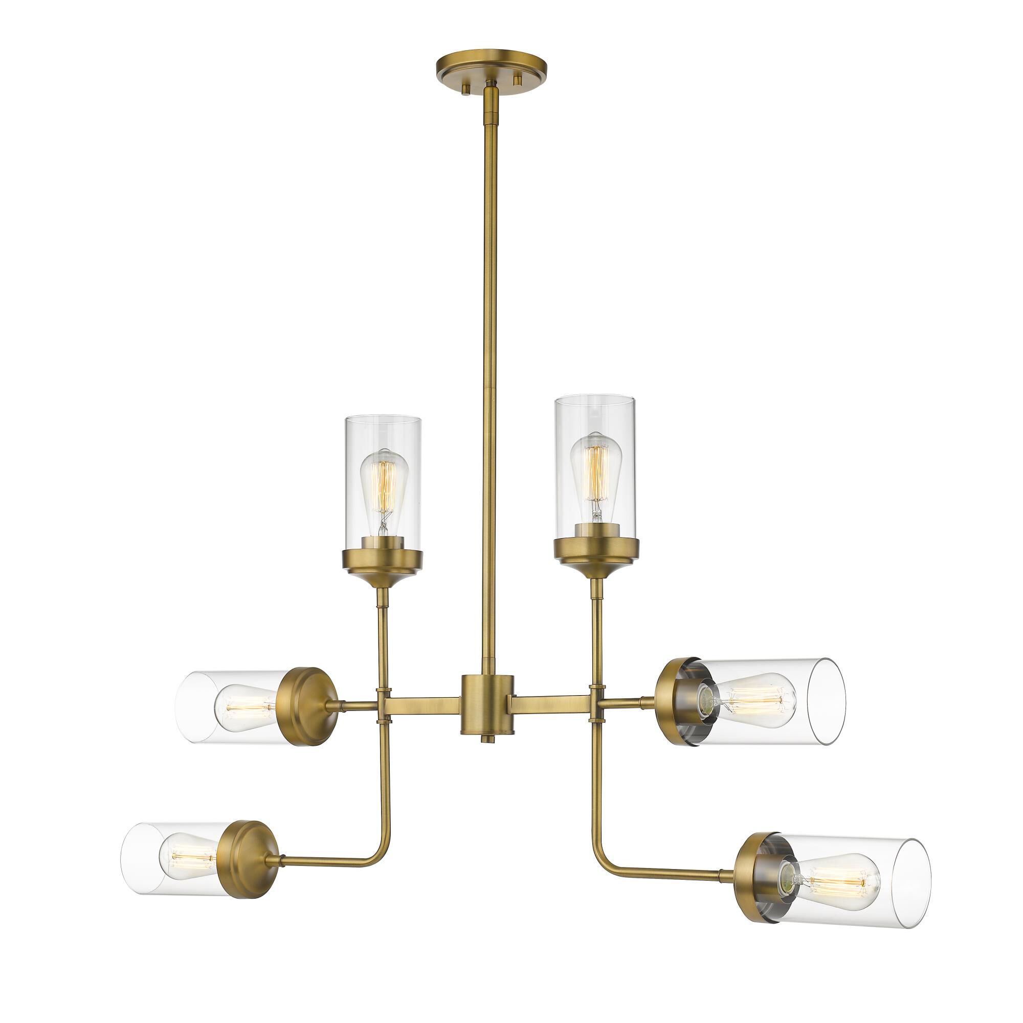 Calliope 41 Inch 6 Light Chandelier by Z-Lite