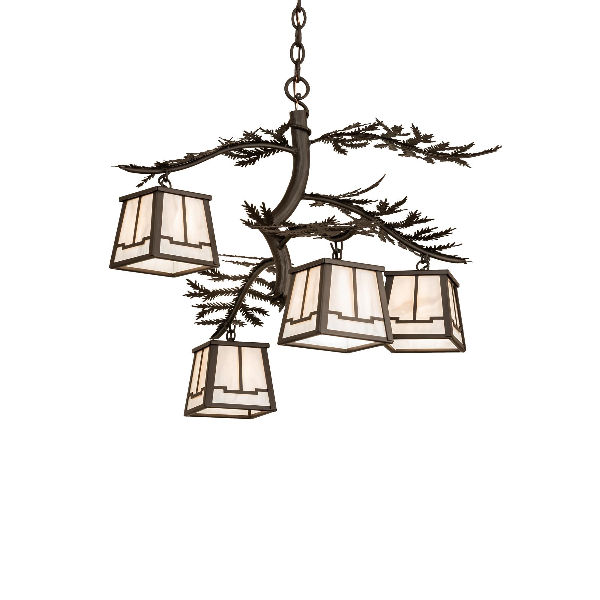 Pine Branch Valley View 26 Inch Large Pendant by Meyda Lighting