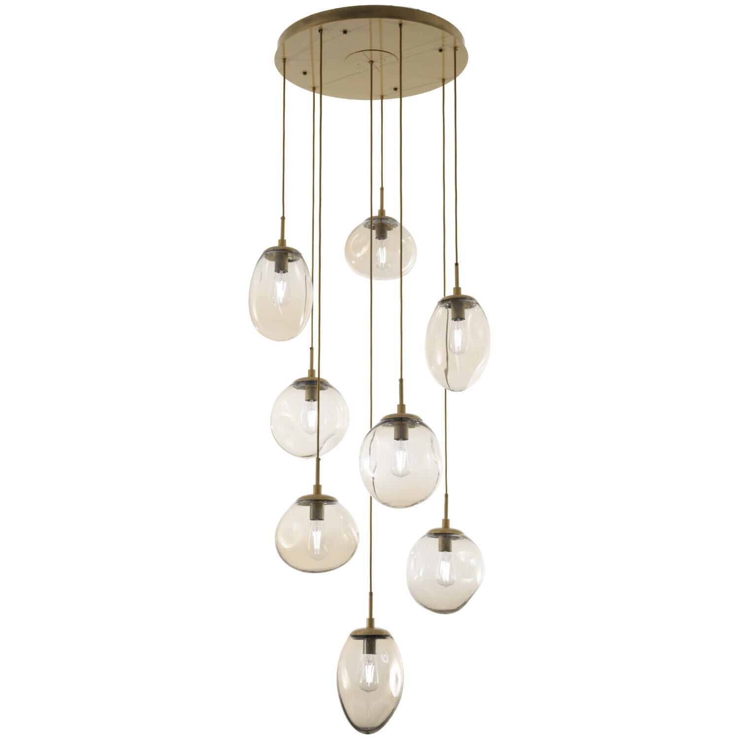 Levi Wilson Nebula 31 Inch 8 Light Multi Light Pendant by Hammerton Studio