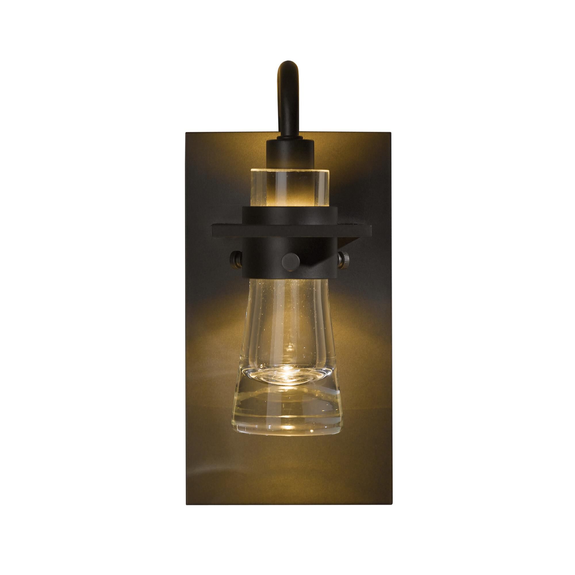 Shown in Dark Smoke finish and Clear  glass