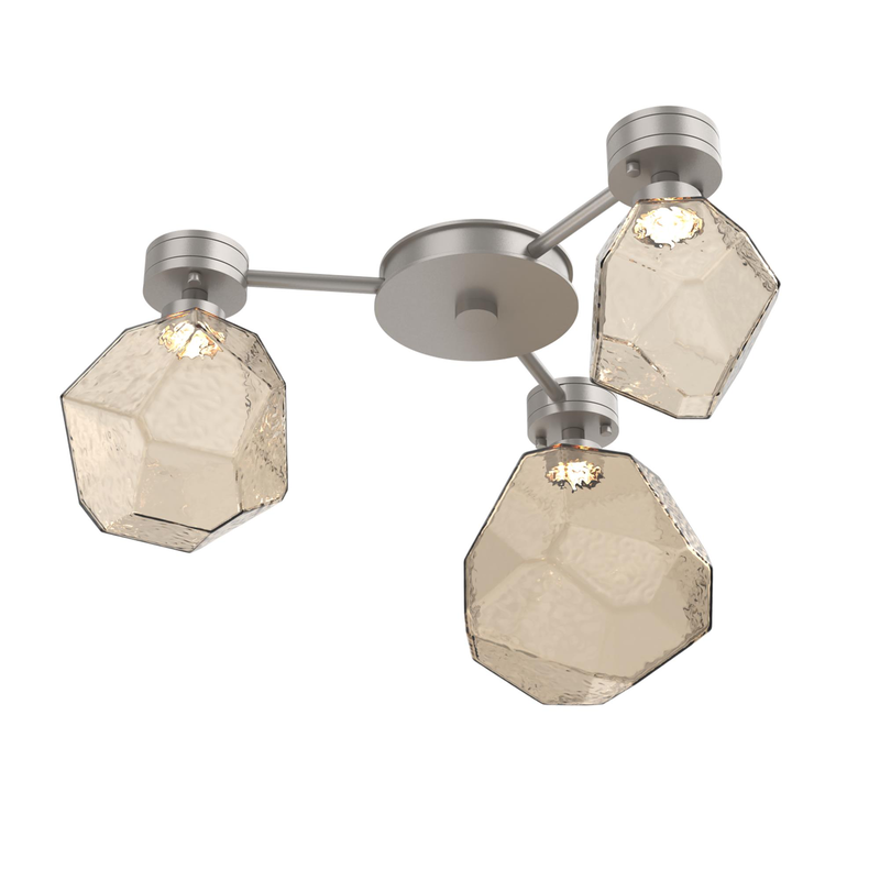 Levi Wilson Gem 24 Inch Semi Flush Mount by Hammerton Studio